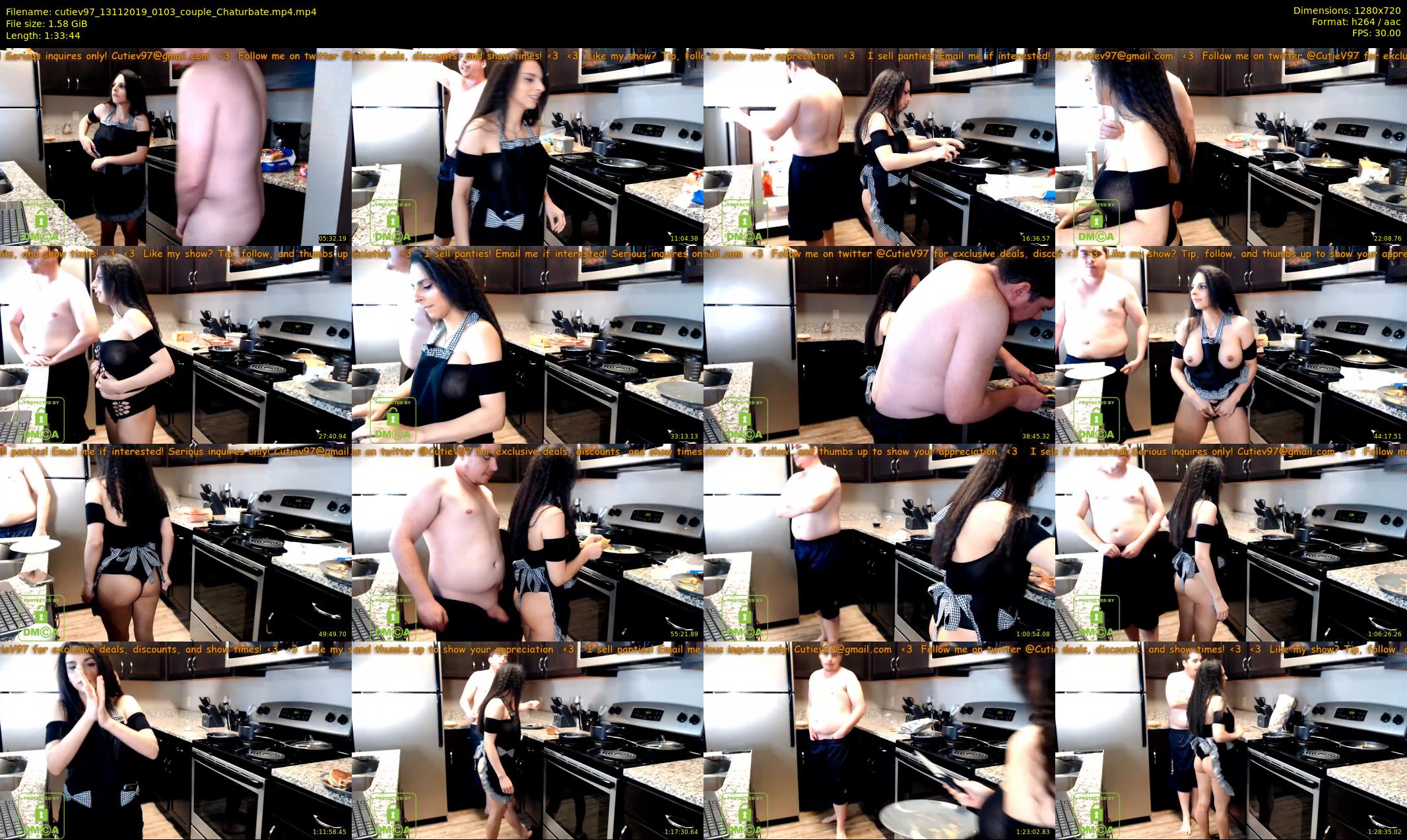 cutiev97 — 94 minute Chaturbate couple cam show recording, 720p, Nov 13, 2019
