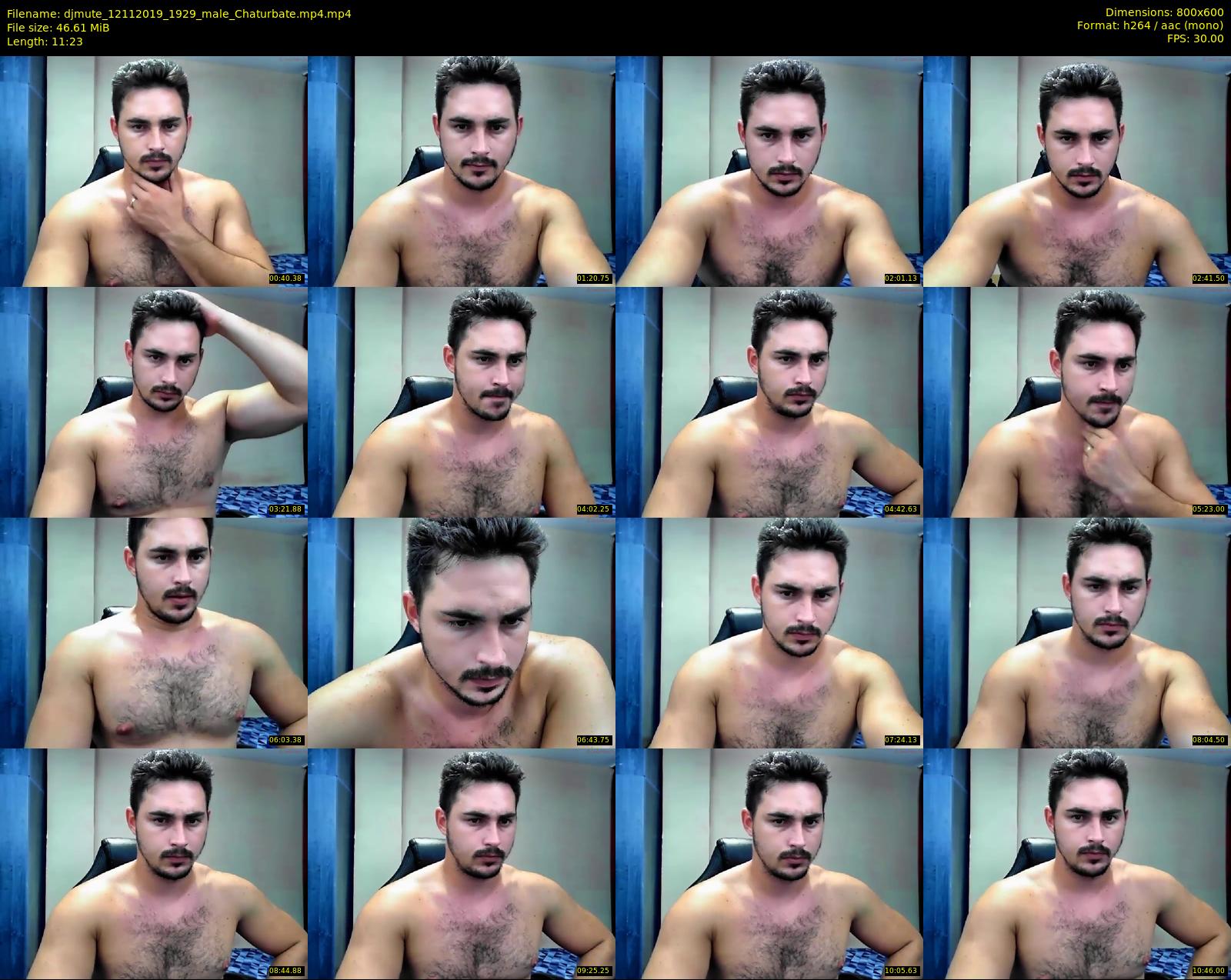 djmute — 12 minute Chaturbate male cam show recording, 480p, Nov 12, 2019