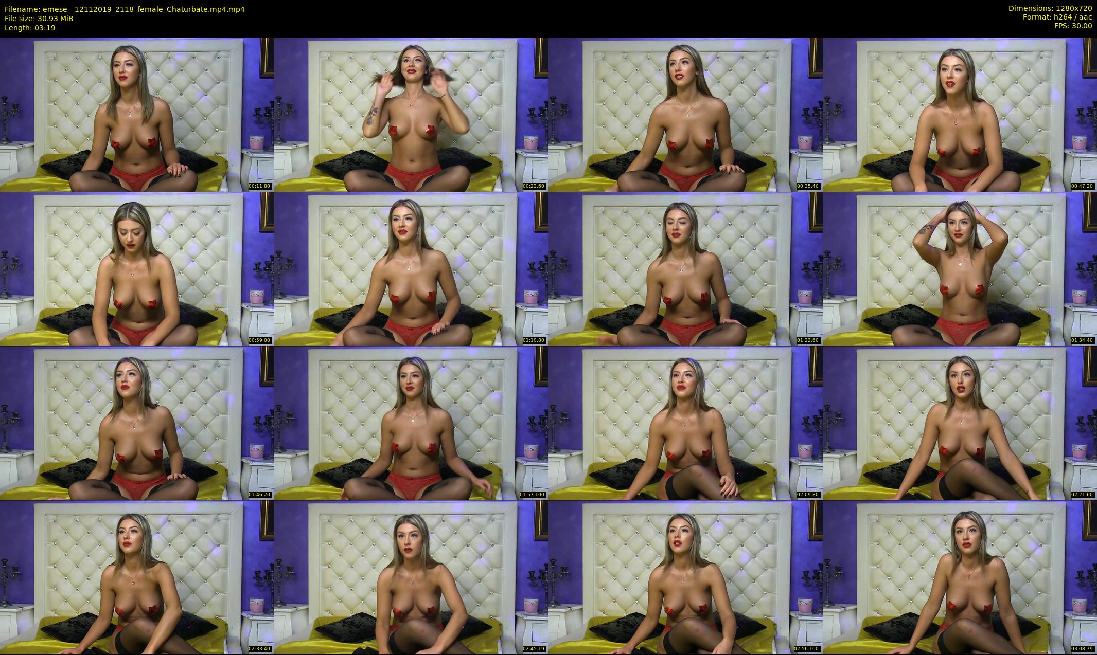 emese_ — 4 minute Chaturbate female cam show recording, 720p, Nov 12, 2019