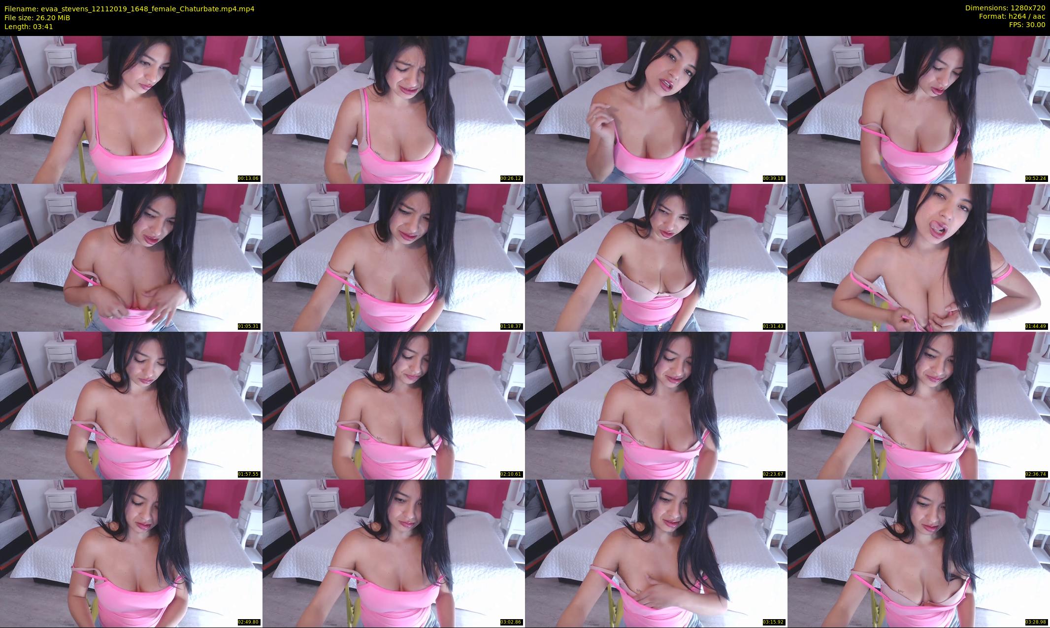 evaa_stevens — 4 minute Chaturbate female cam show recording, 720p, Nov 12, 2019
