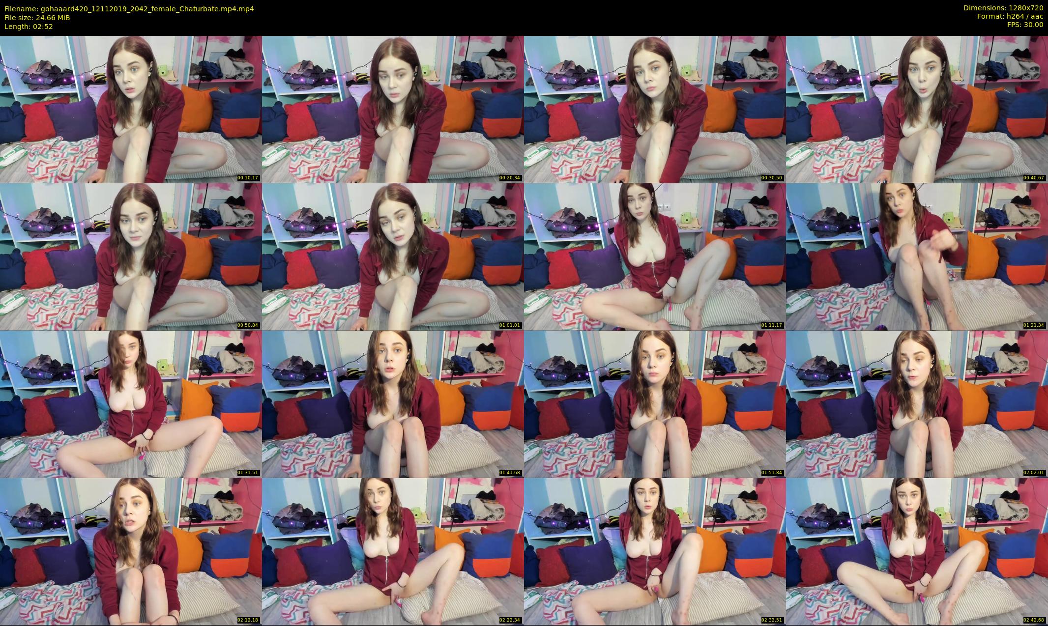 gohaaard420 — 3 minute Chaturbate female cam show recording, 720p, Nov 12, 2019