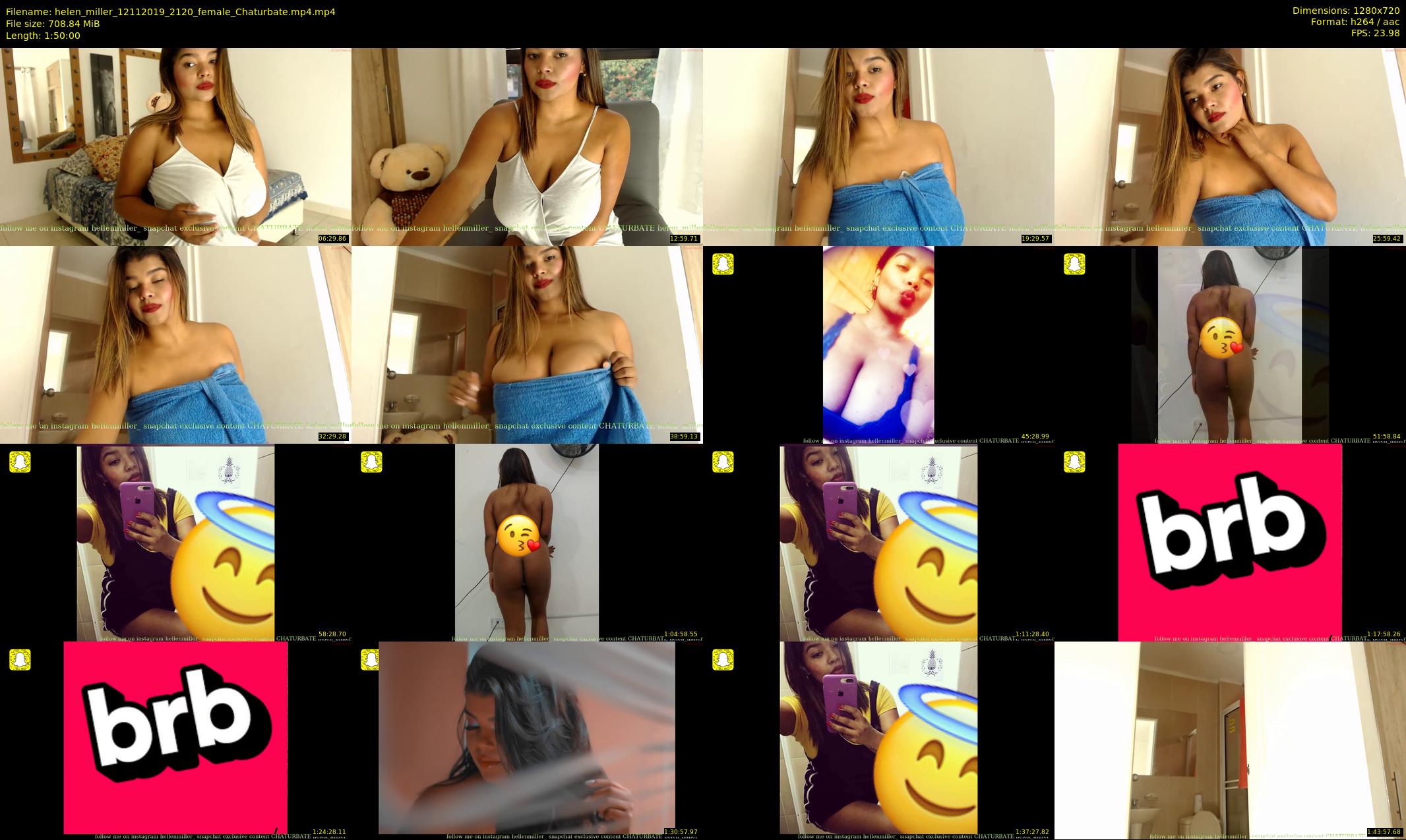 helen_miller — 110 minute Chaturbate female cam show recording, 720p, Nov 12, 2019