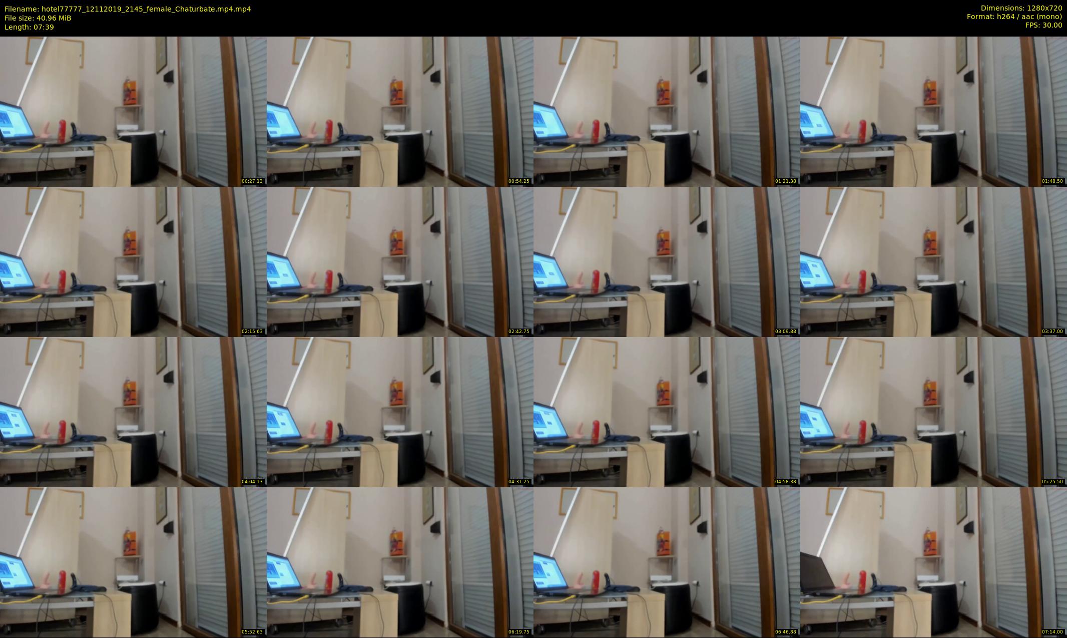 hotel77777 — 8 minute Chaturbate female cam show recording, 720p, Nov 12, 2019