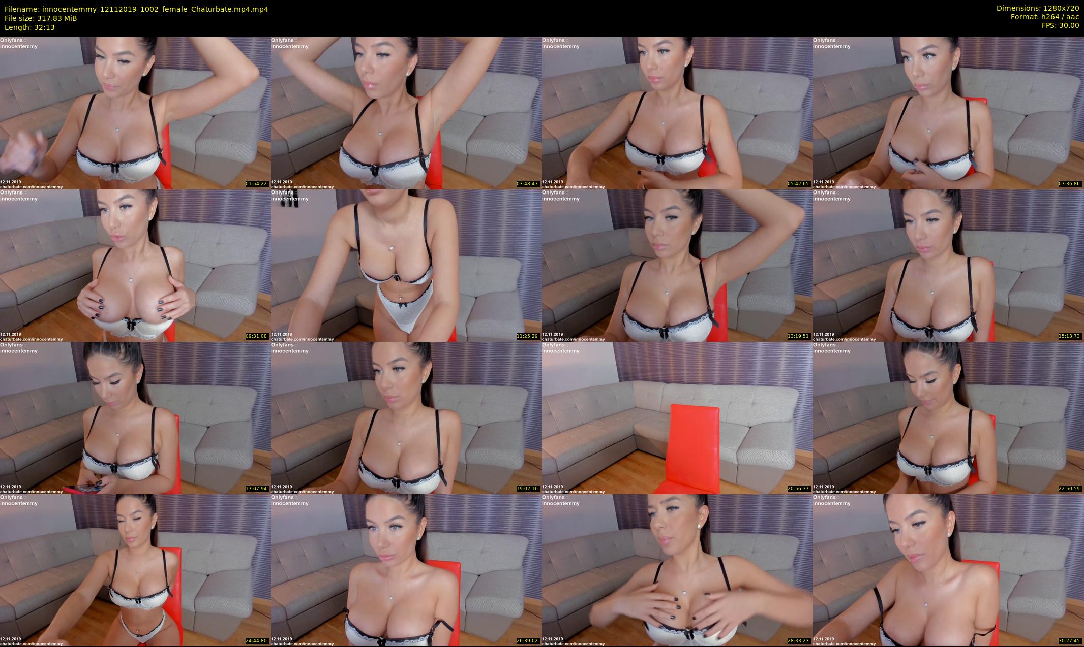innocentemmy — 33 minute Chaturbate female cam show recording, 720p, Nov 12, 2019