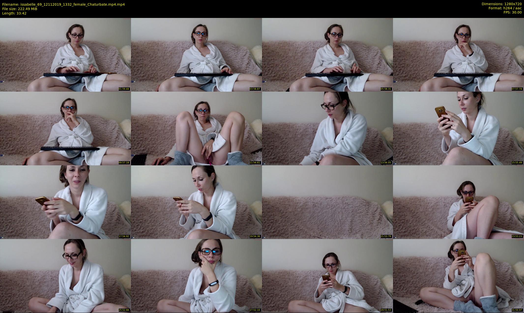 issabelle_69 — 34 minute Chaturbate couple cam show recording, 720p, Nov 12, 2019