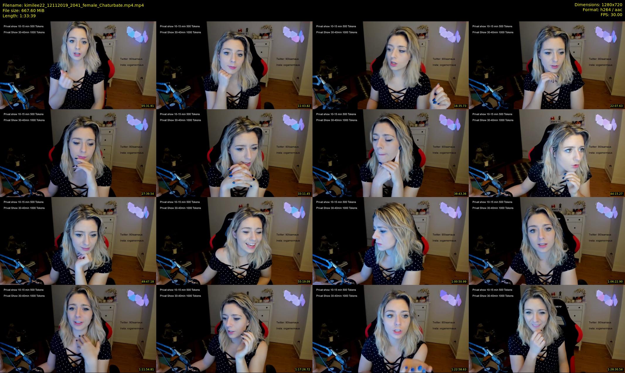 kimilee22 — 94 minute Chaturbate female cam show recording, 720p, Nov 12, 2019