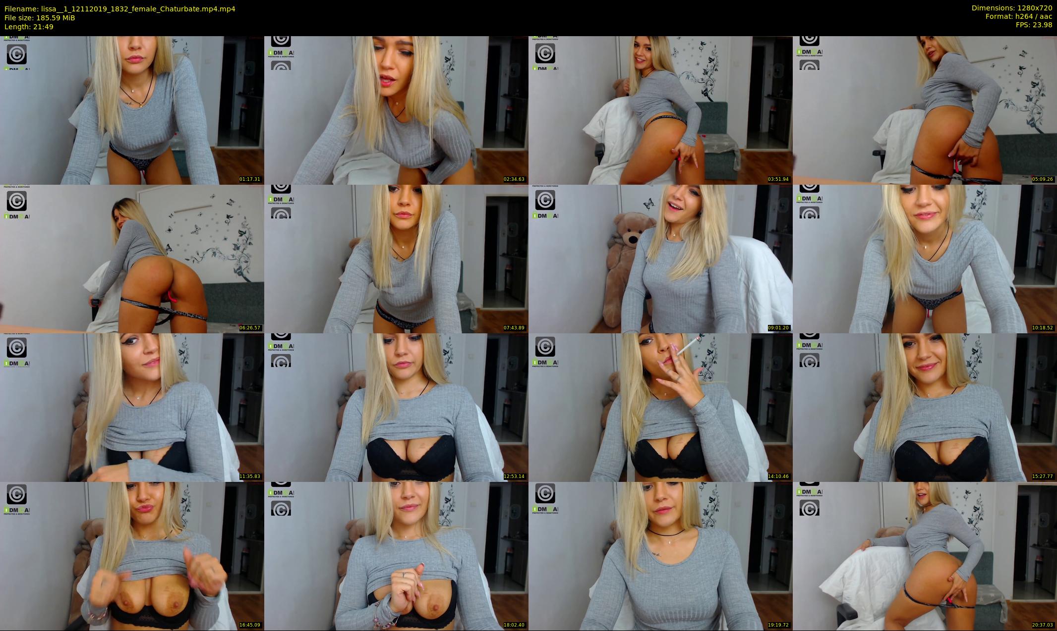 lissa__1 — 22 minute Chaturbate female cam show recording, 720p, Nov 12, 2019