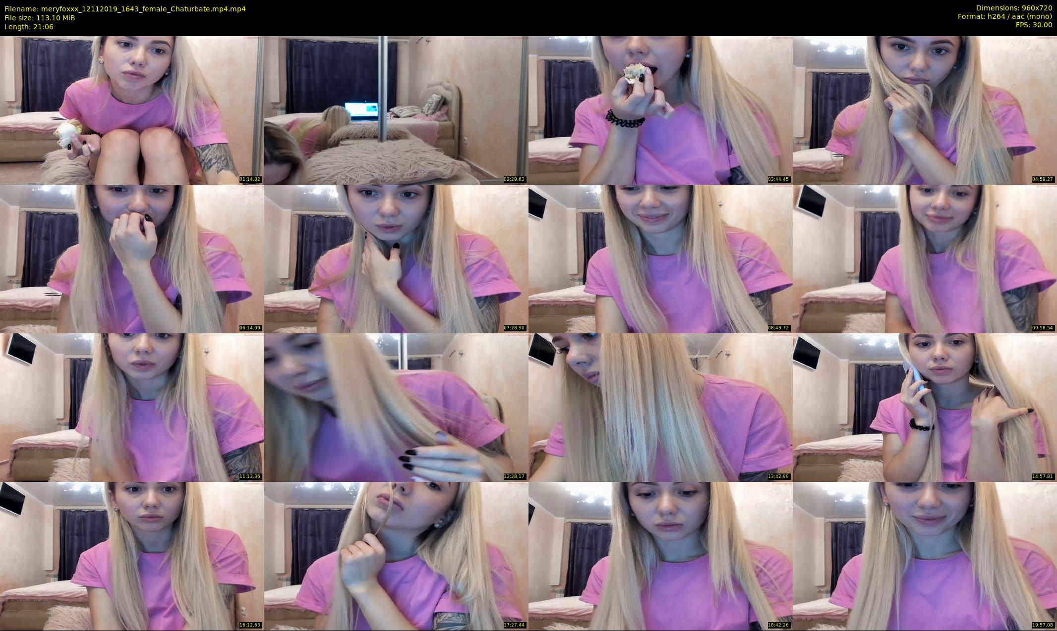 meryfoxxx — 22 minute Chaturbate female cam show recording, 720p, Nov 12, 2019