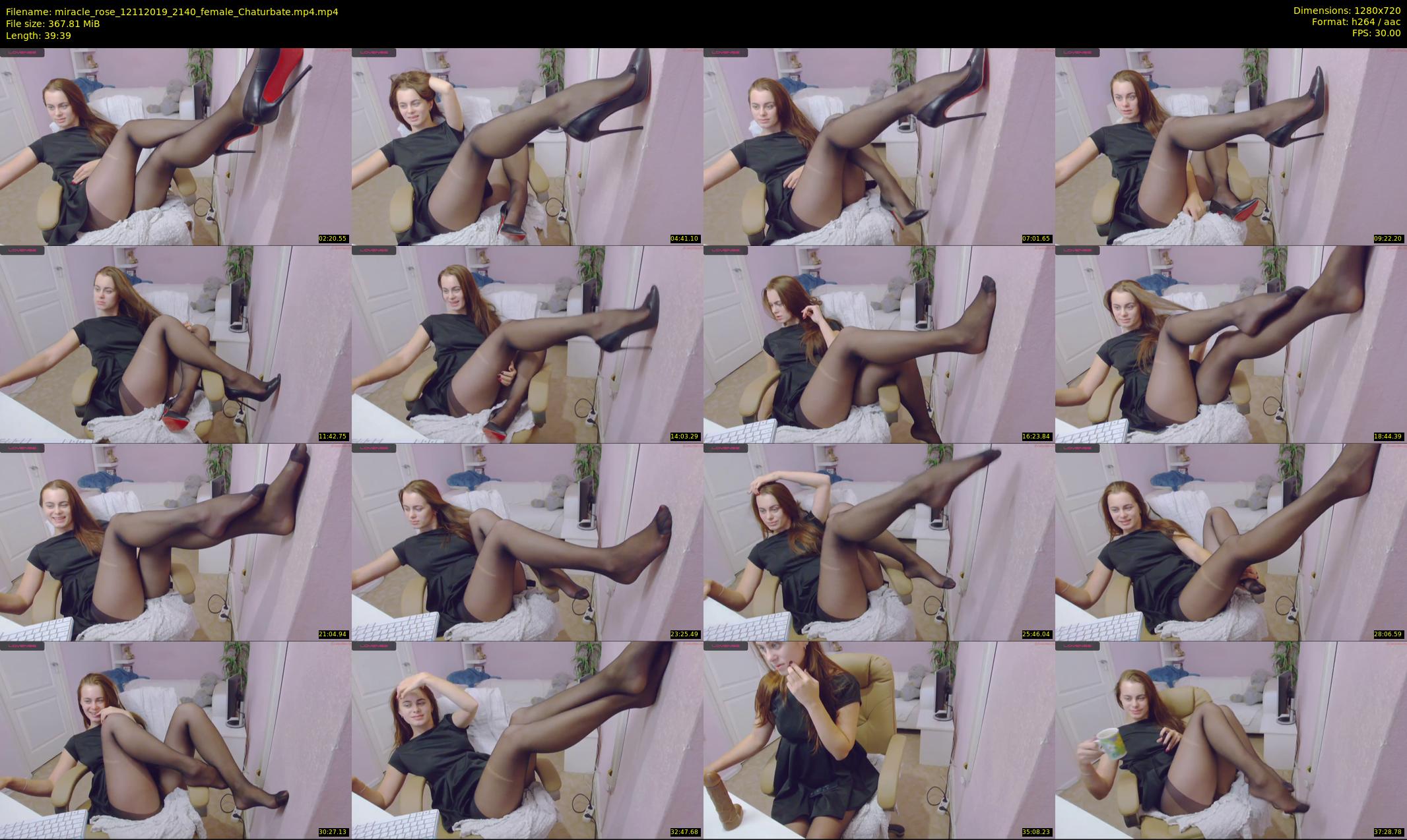 miracle_rose — 40 minute Chaturbate female cam show recording, 720p, Nov 12, 2019