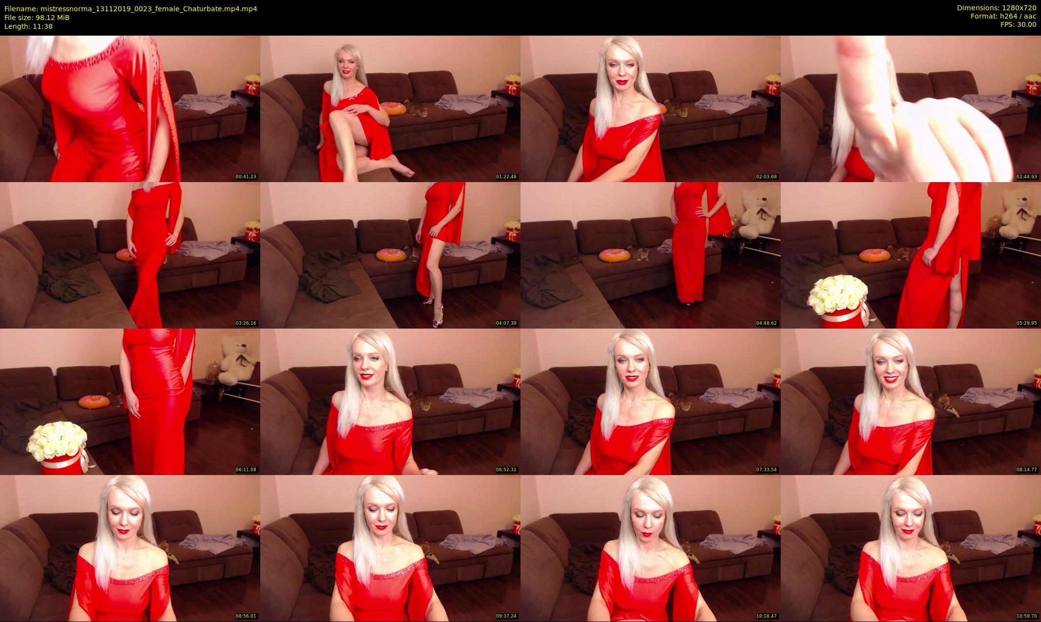 mistressnorma — 12 minute Chaturbate female cam show recording, 720p, Nov 13, 2019