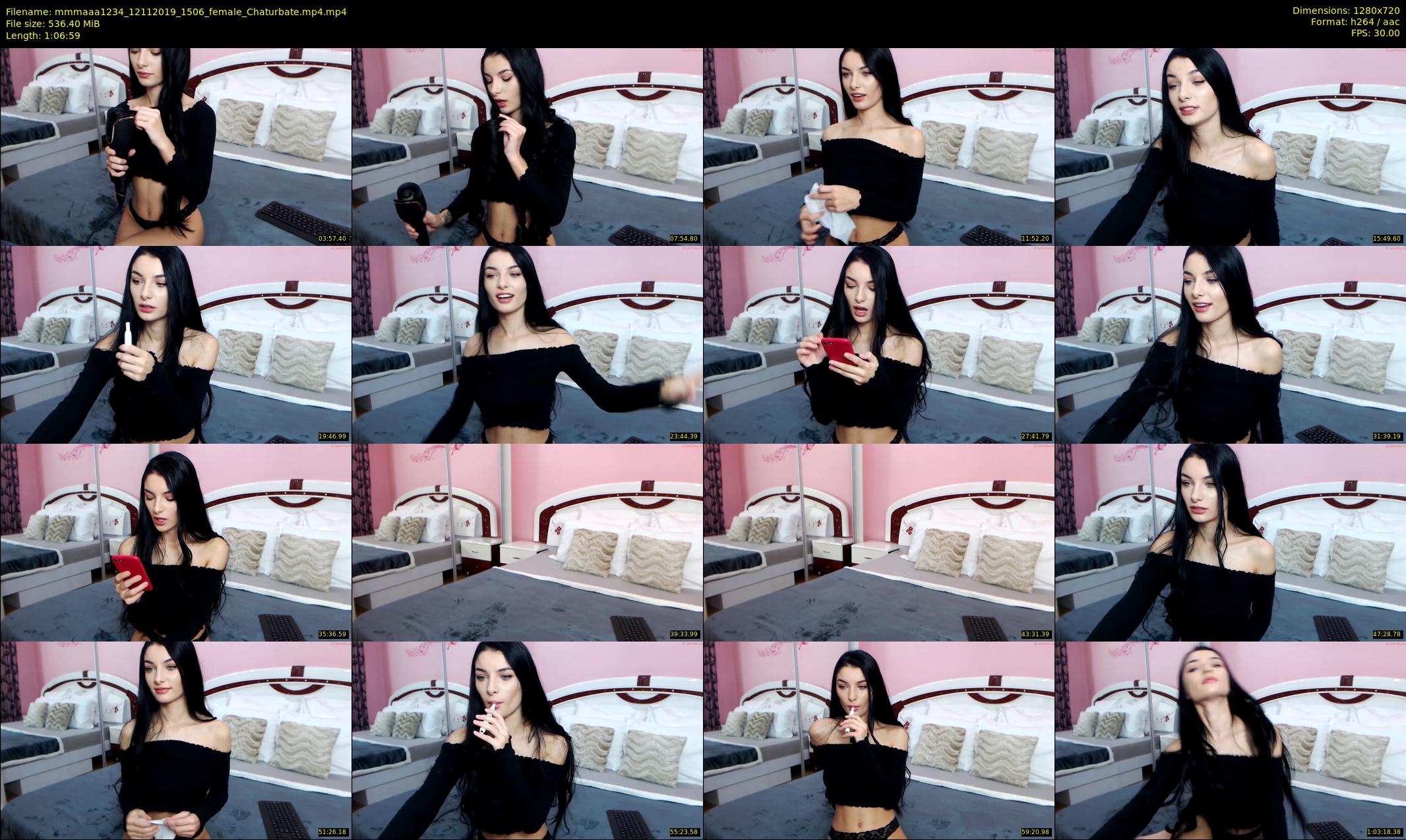 mmmaaa1234 — 67 minute Chaturbate female cam show recording, 720p, Nov 12, 2019