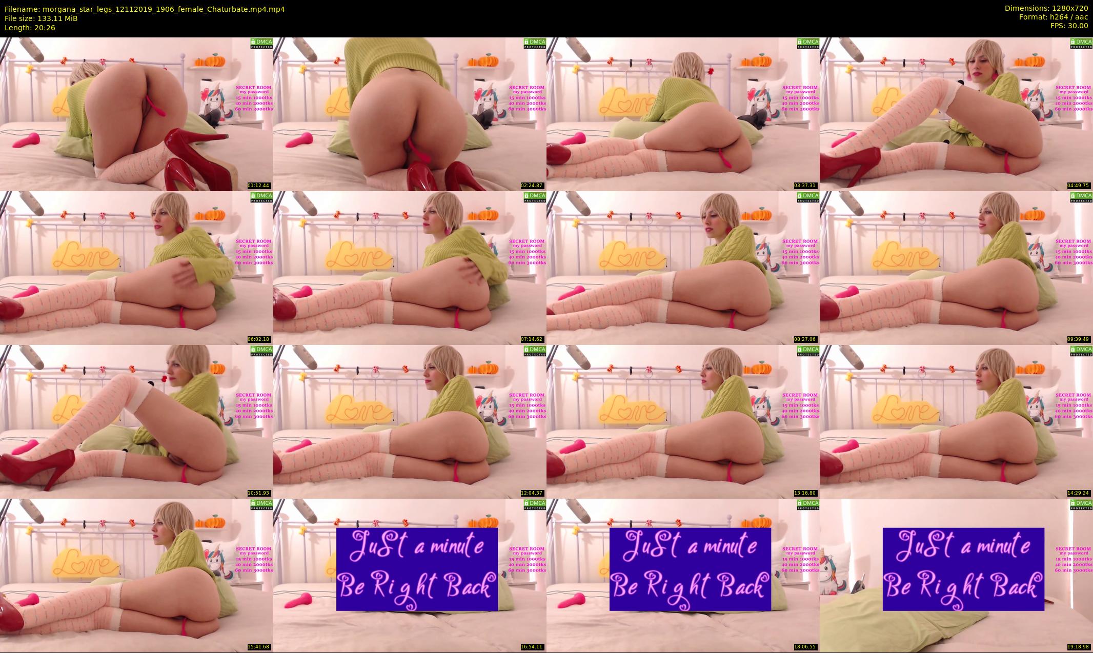 morgana_star_legs — 21 minute Chaturbate female cam show recording, 720p, Nov 12, 2019