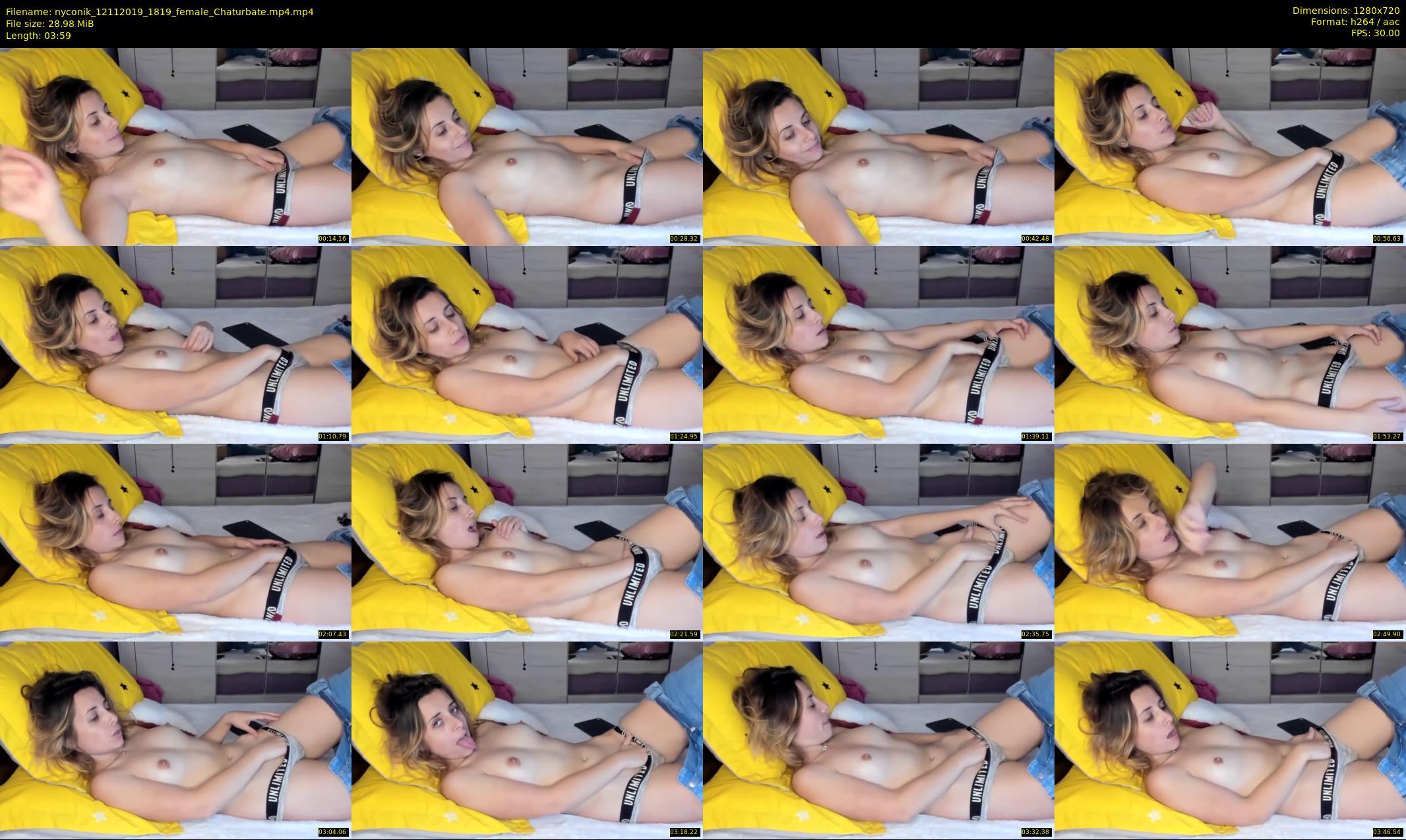 nyconik — 4 minute Chaturbate female cam show recording, 720p, Nov 12, 2019