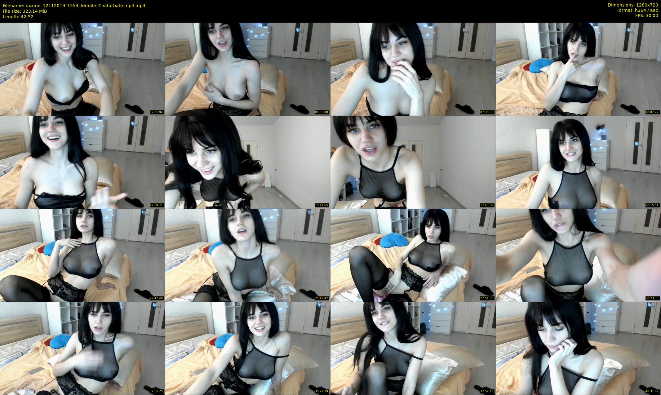 oxxme — 43 minute Chaturbate female cam show recording, 720p, Nov 12, 2019