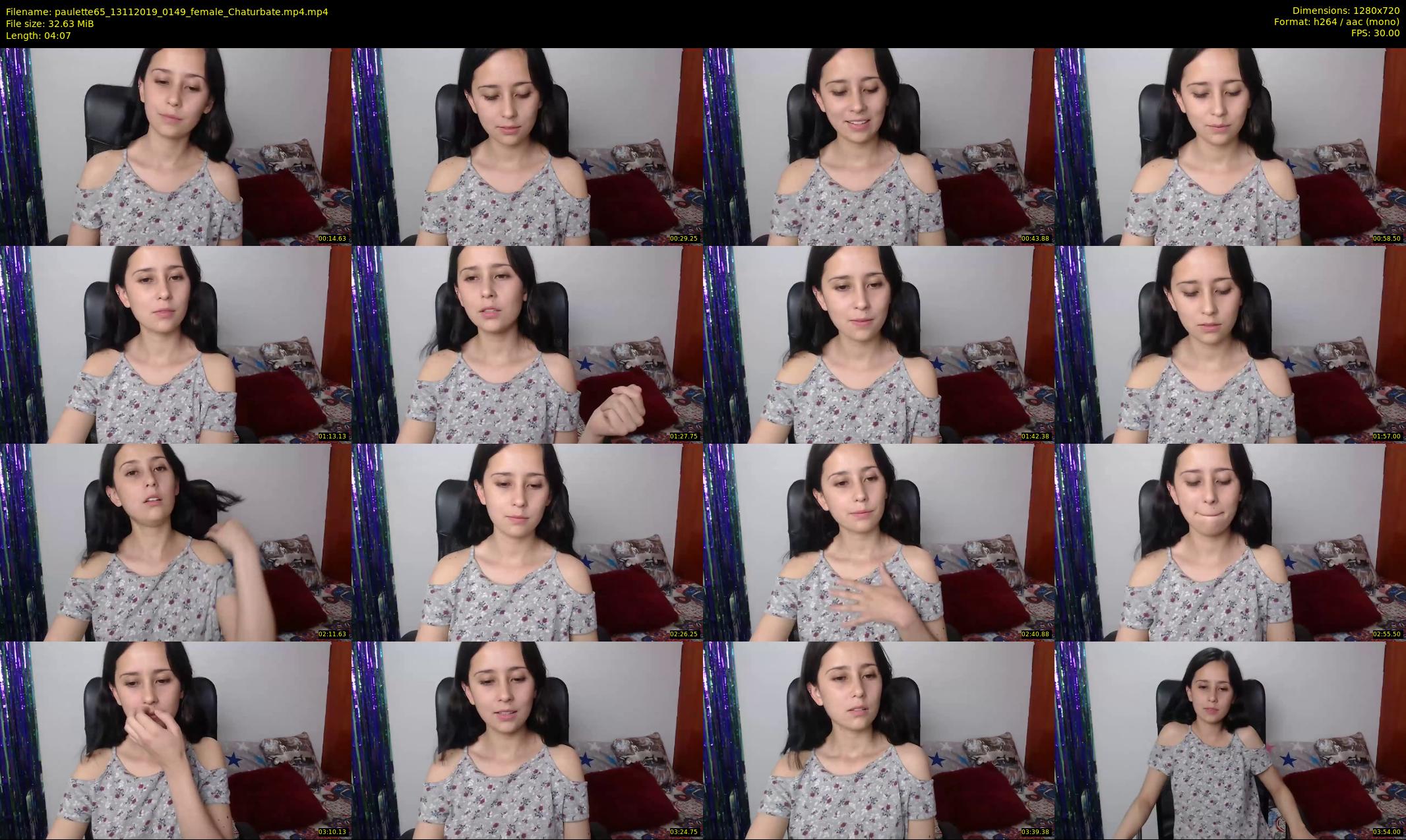 paulette65 — 5 minute Chaturbate female cam show recording, 720p, Nov 13, 2019
