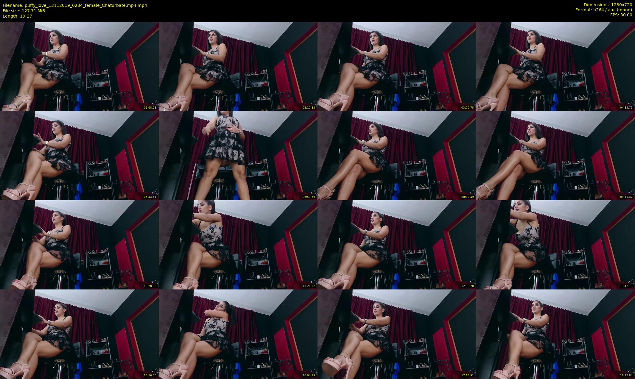 puffy_love — 20 minute Chaturbate female cam show recording, 720p, Nov 13, 2019
