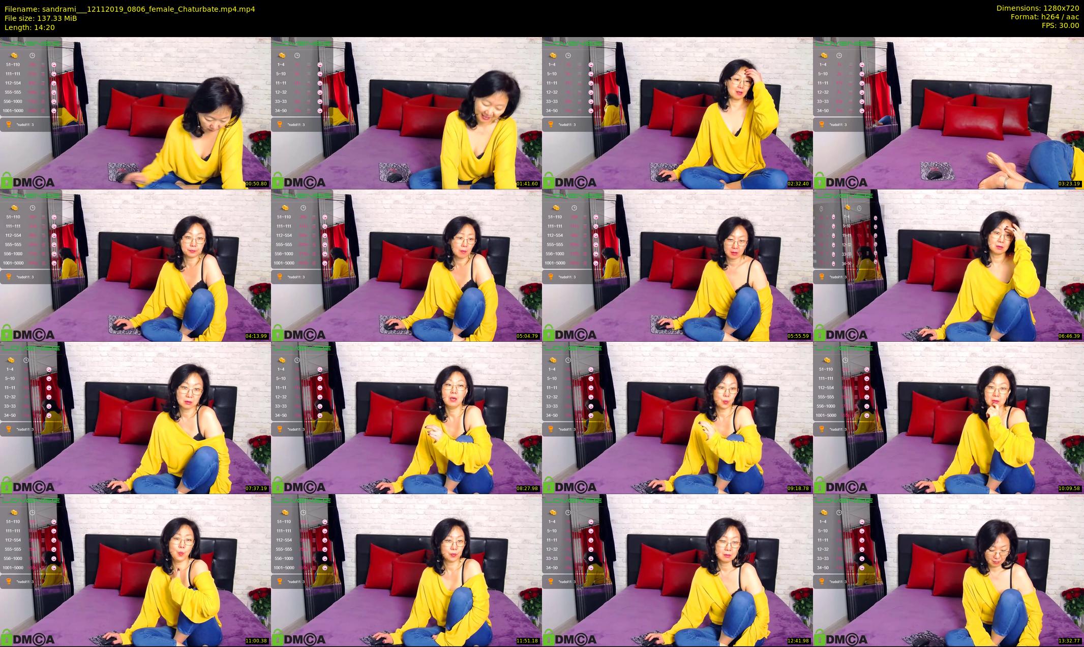 sandrami__ — 15 minute Chaturbate female cam show recording, 720p, Nov 12, 2019
