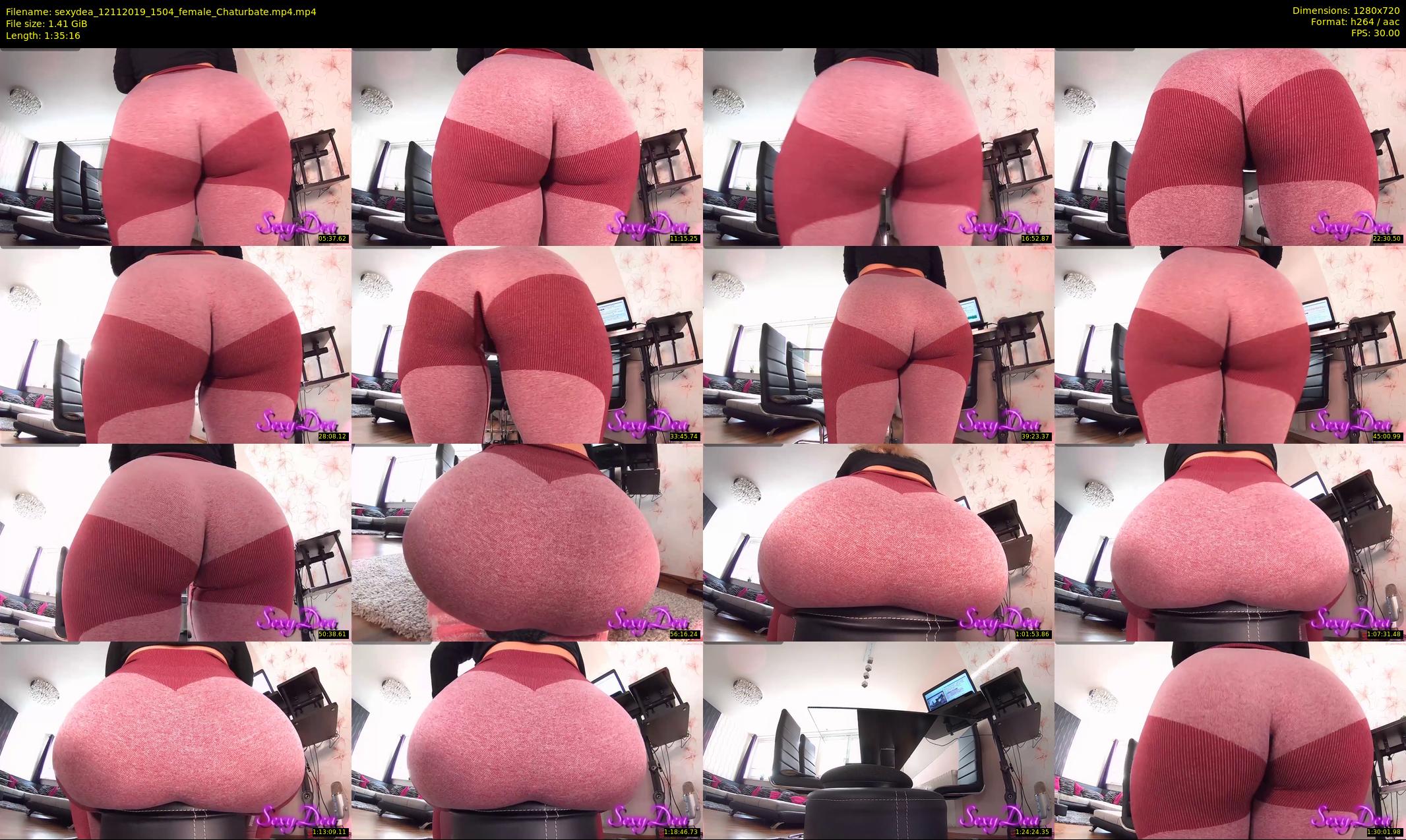 sexydea — 96 minute Chaturbate female cam show recording, 720p, Nov 12, 2019