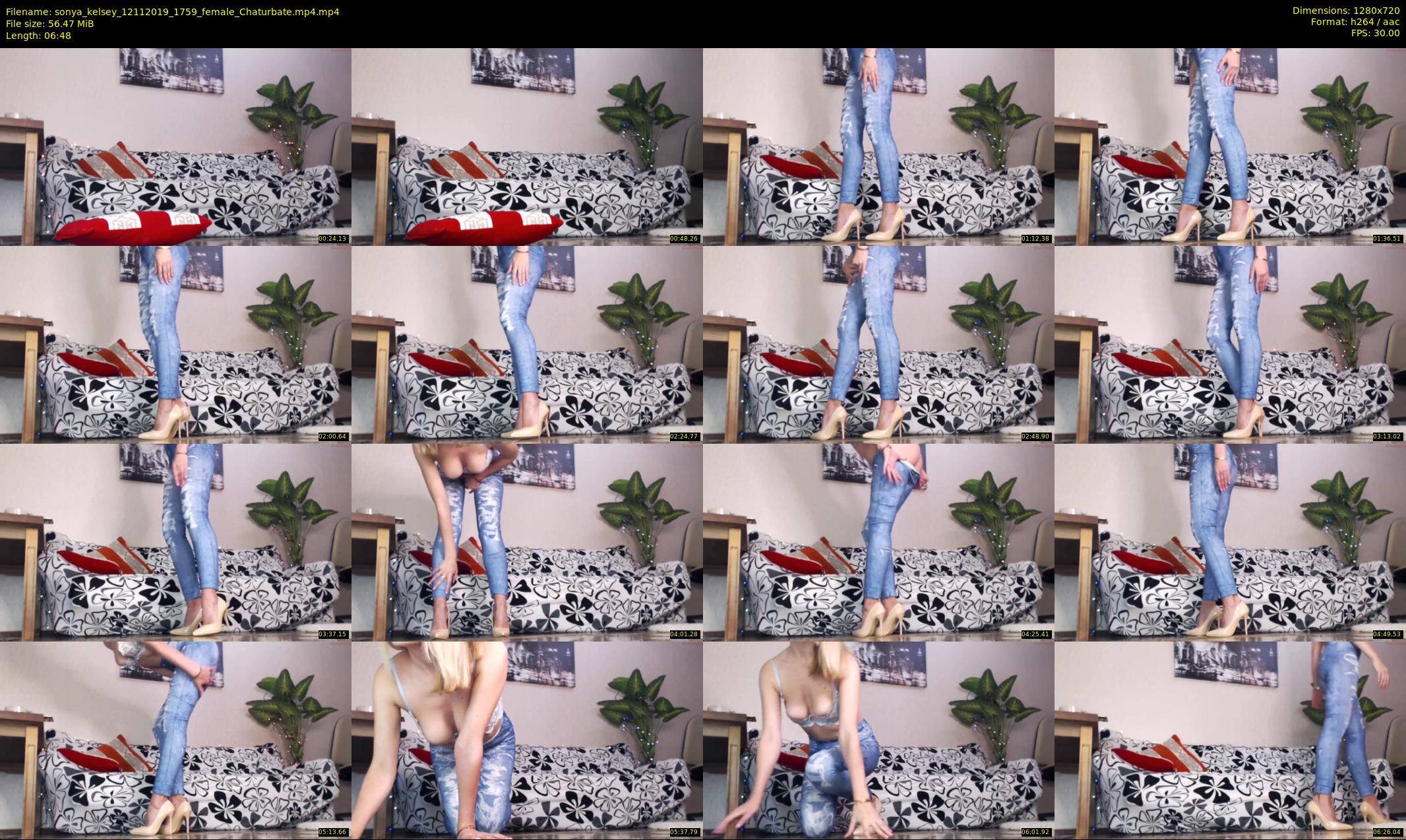 sonya_kelsey — 7 minute Chaturbate female cam show recording, 720p, Nov 12, 2019