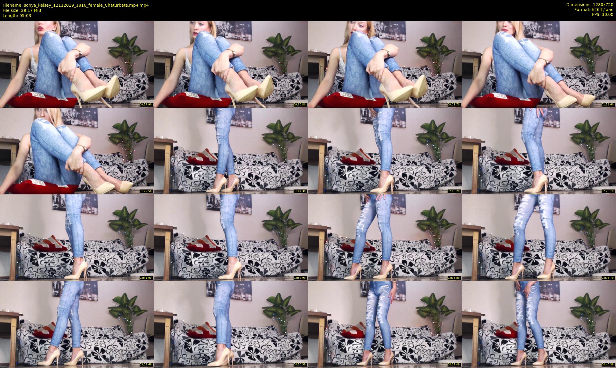 sonya_kelsey — 6 minute Chaturbate female cam show recording, 720p, Nov 12, 2019