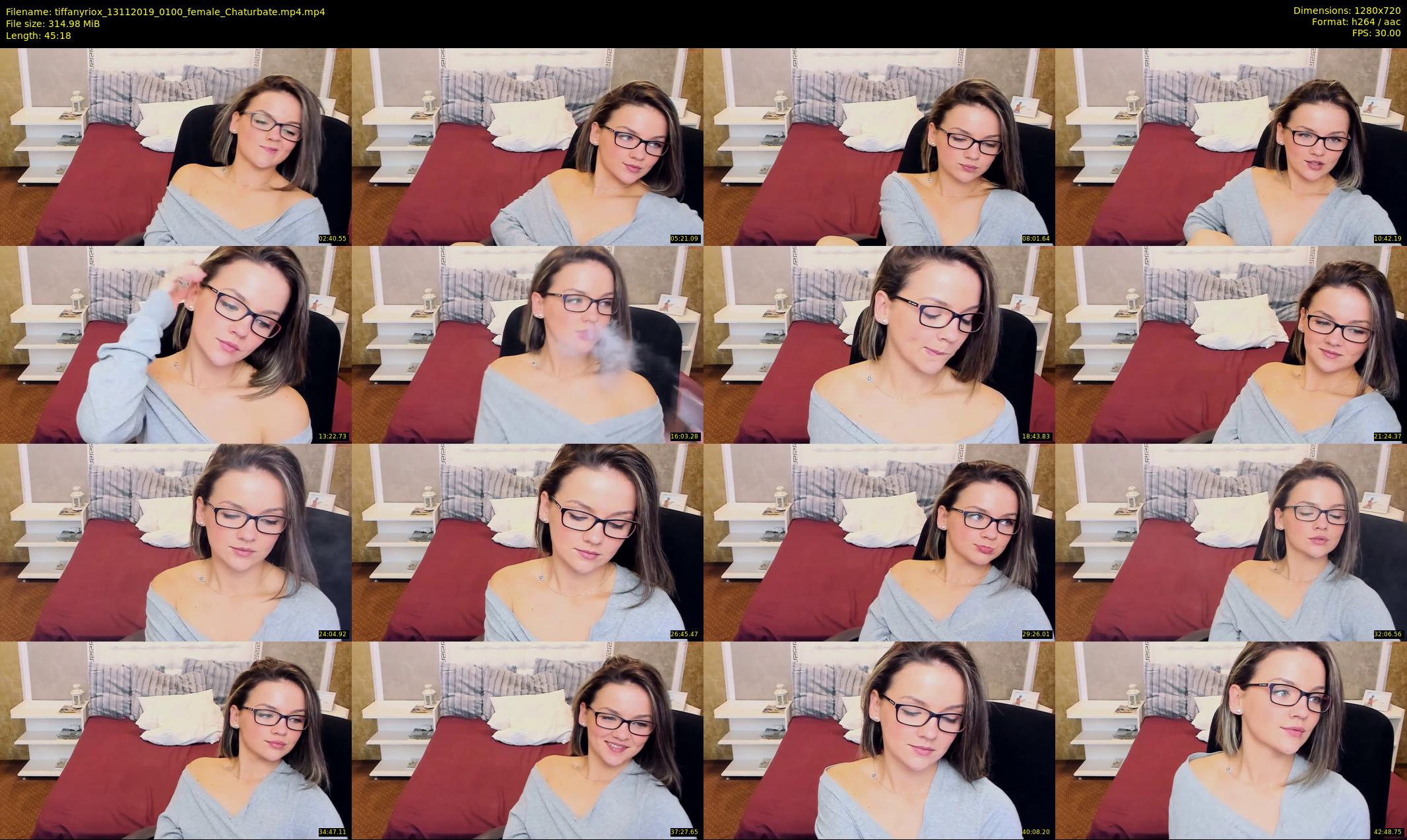 tiffanyriox — 46 minute Chaturbate female cam show recording, 720p, Nov 13, 2019