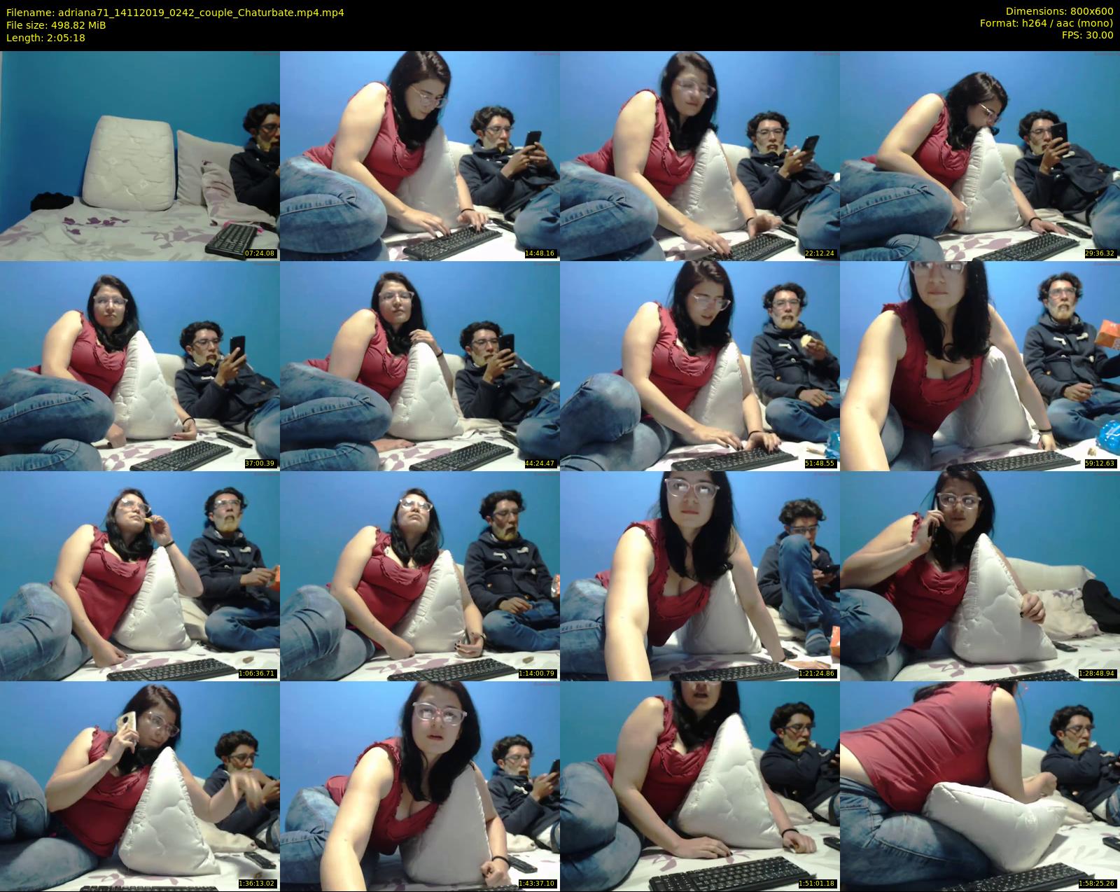 adriana71 — 126 minute Chaturbate couple cam show recording, 480p, Nov 14, 2019