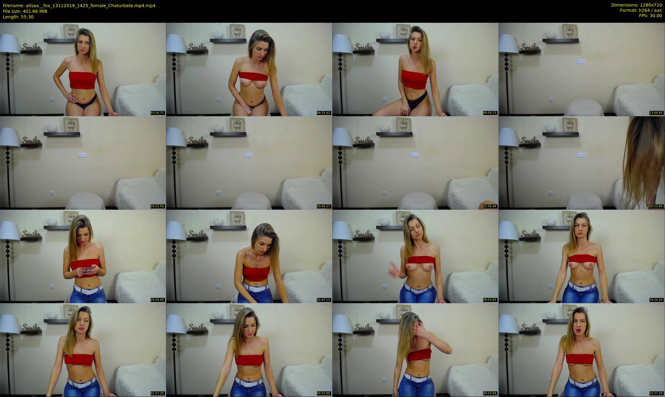 alisaa__fox — 56 minute Chaturbate female cam show recording, 720p, Nov 13, 2019
