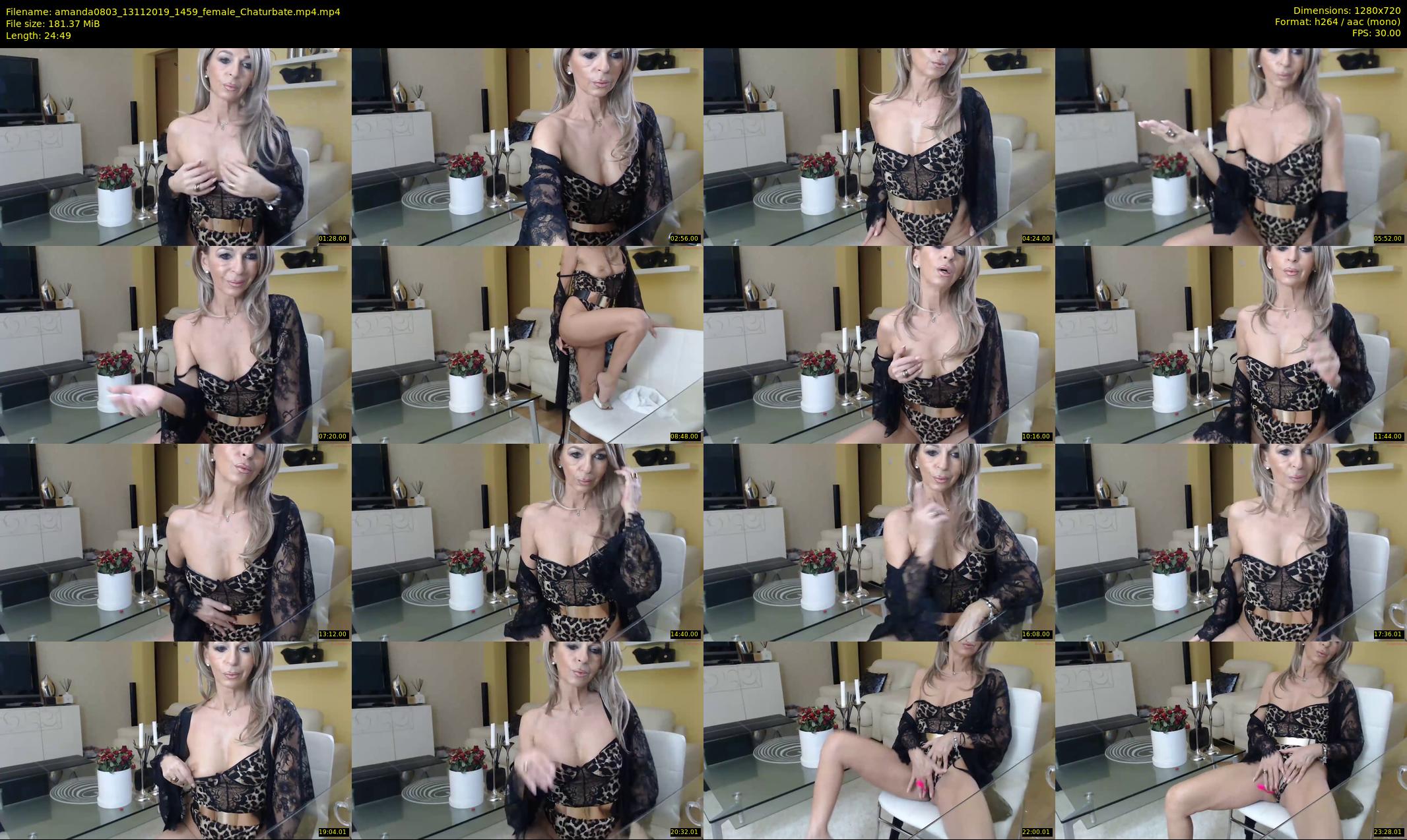 amanda0803 — 25 minute Chaturbate female cam show recording, 720p, Nov 13, 2019