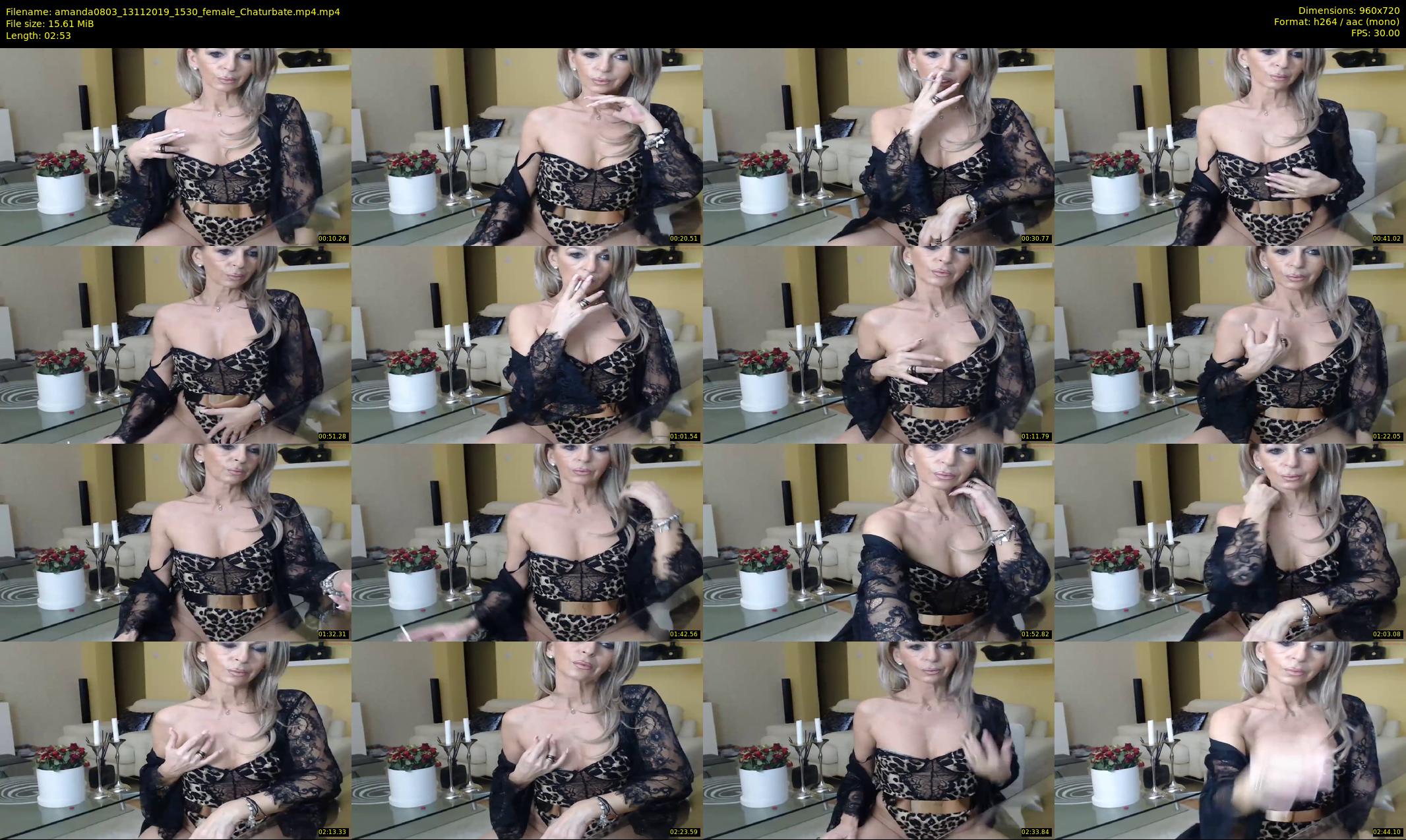 amanda0803 — 3 minute Chaturbate female cam show recording, 720p, Nov 13, 2019