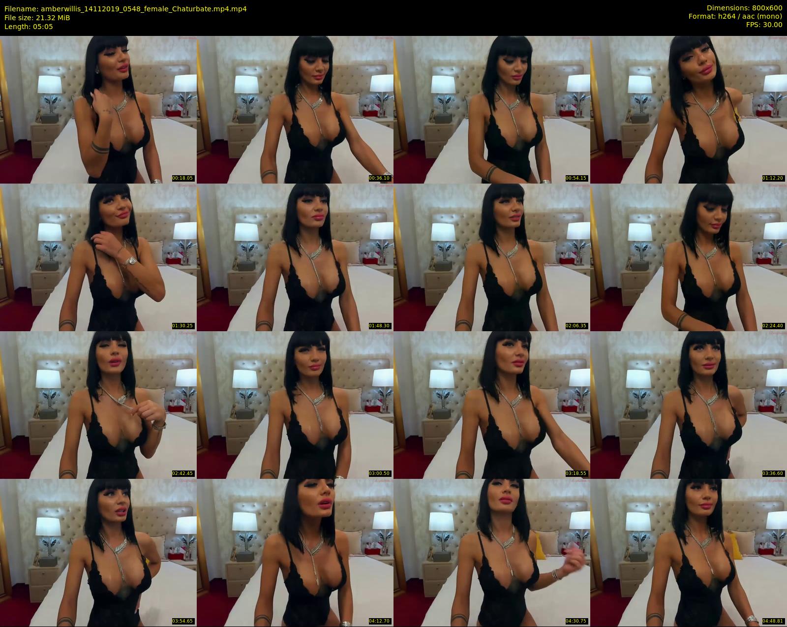 amberwillis — 6 minute Chaturbate female cam show recording, 480p, Nov 14, 2019