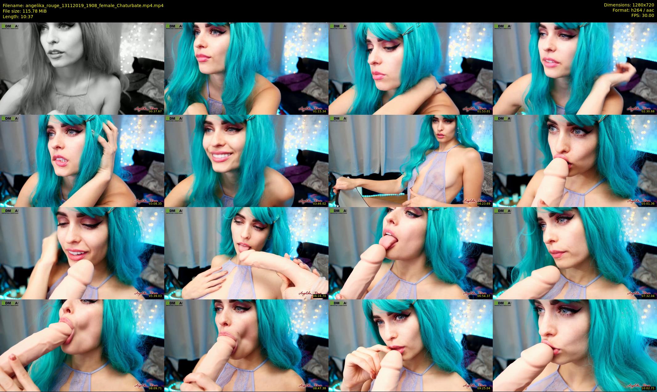 angelika_rouge — 11 minute Chaturbate female cam show recording, 720p, Nov 13, 2019