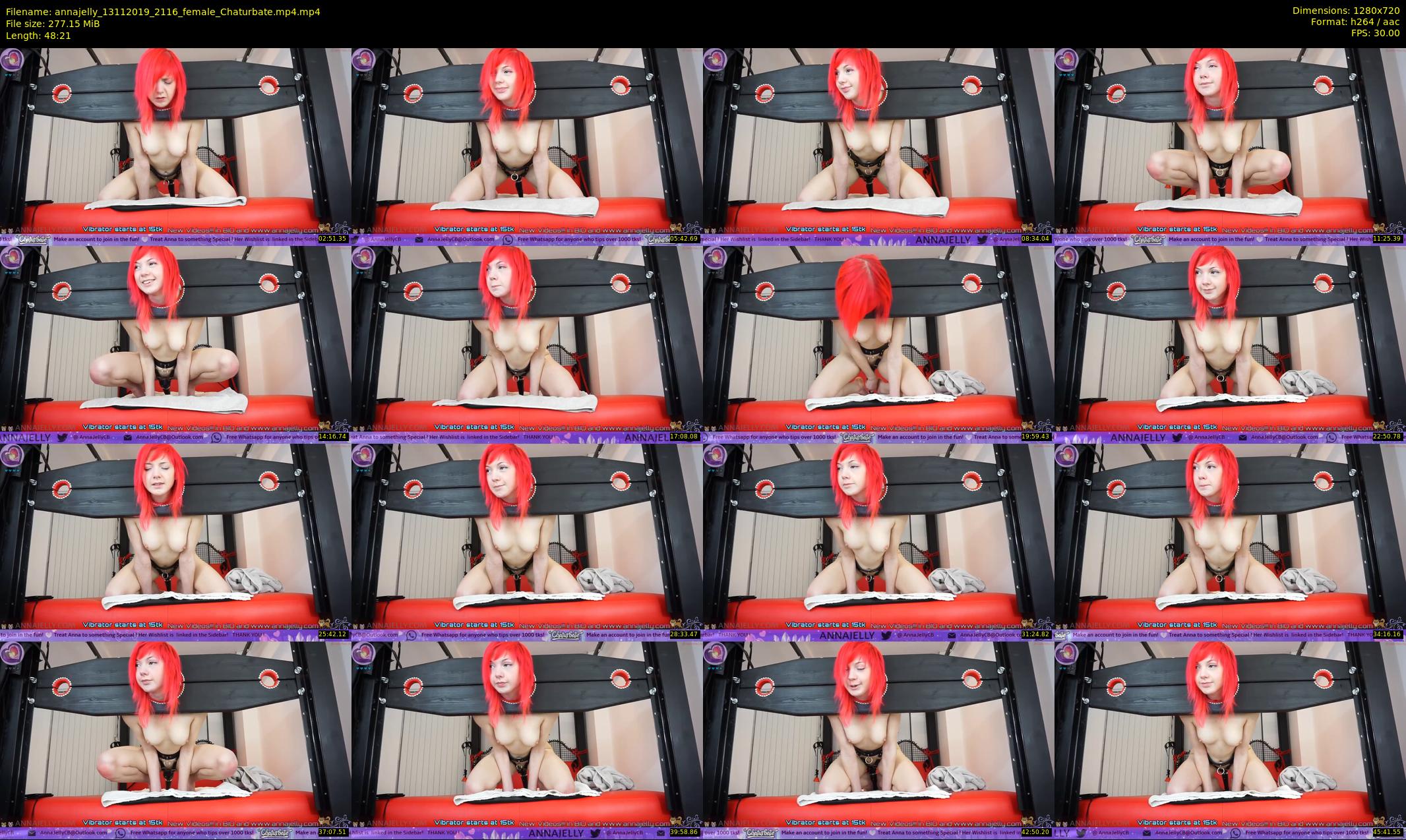 annajelly — 49 minute Chaturbate couple cam show recording, 720p, Nov 13, 2019