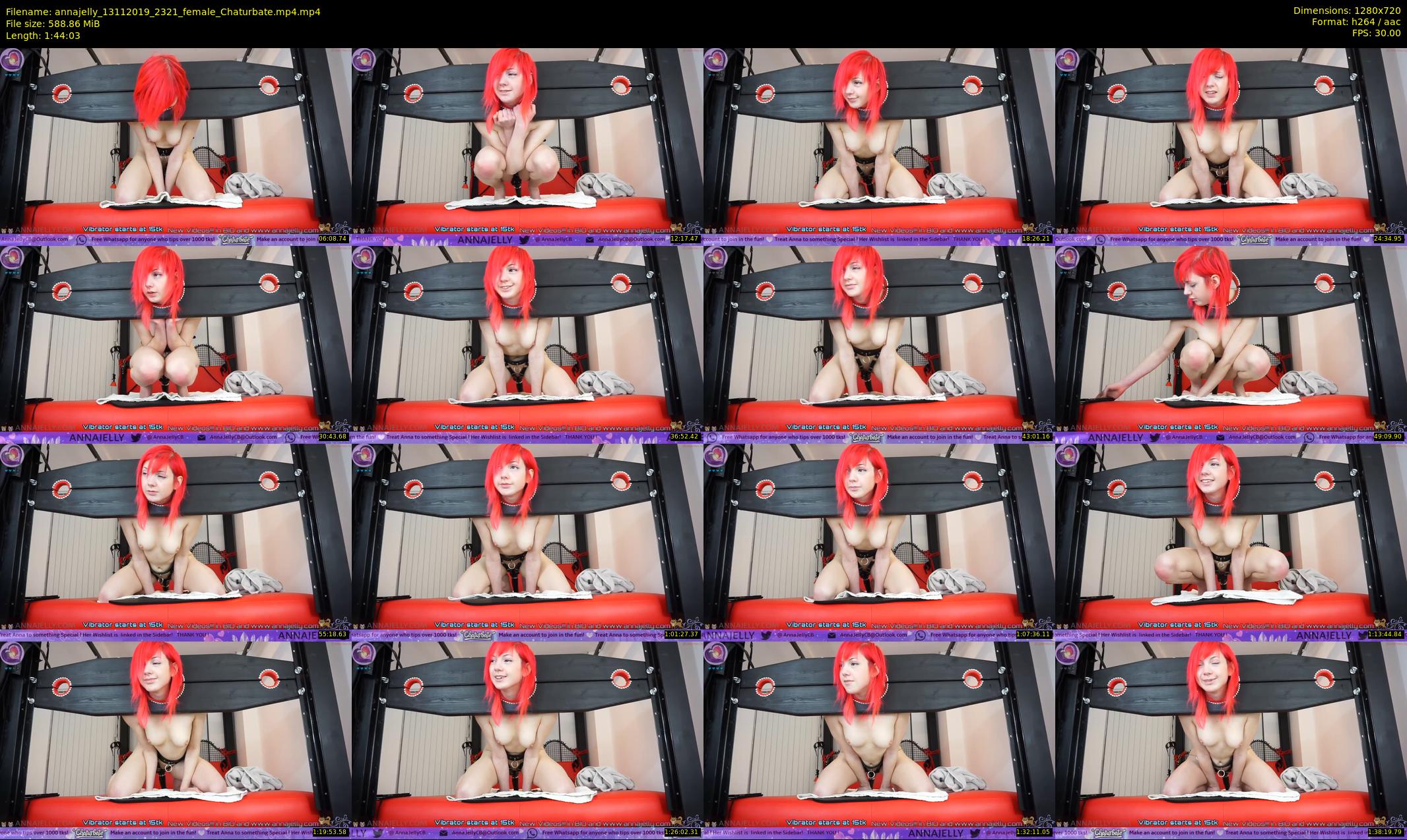 annajelly — 105 minute Chaturbate couple cam show recording, 720p, Nov 13, 2019