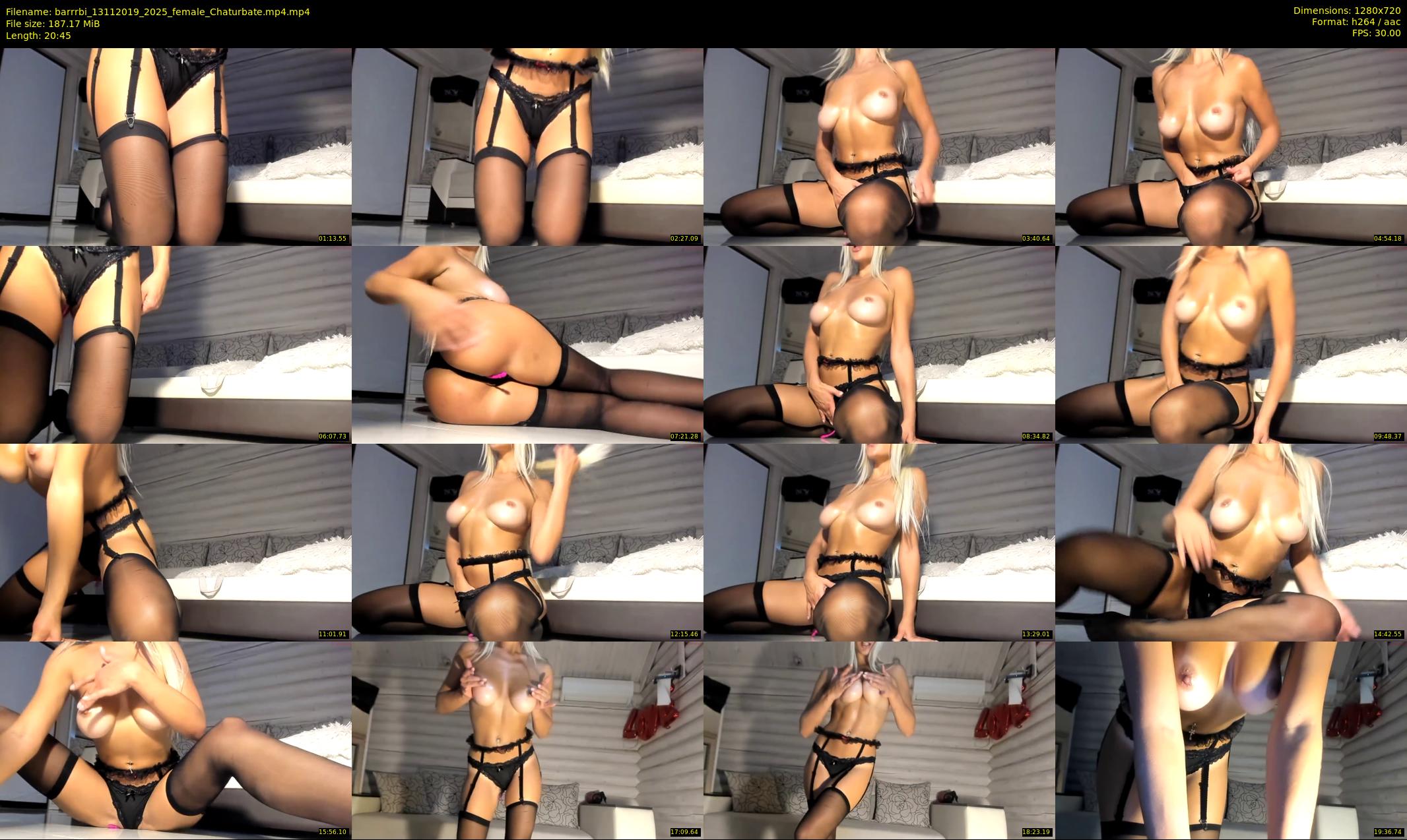 barrrbi — 21 minute Chaturbate female cam show recording, 720p, Nov 13, 2019