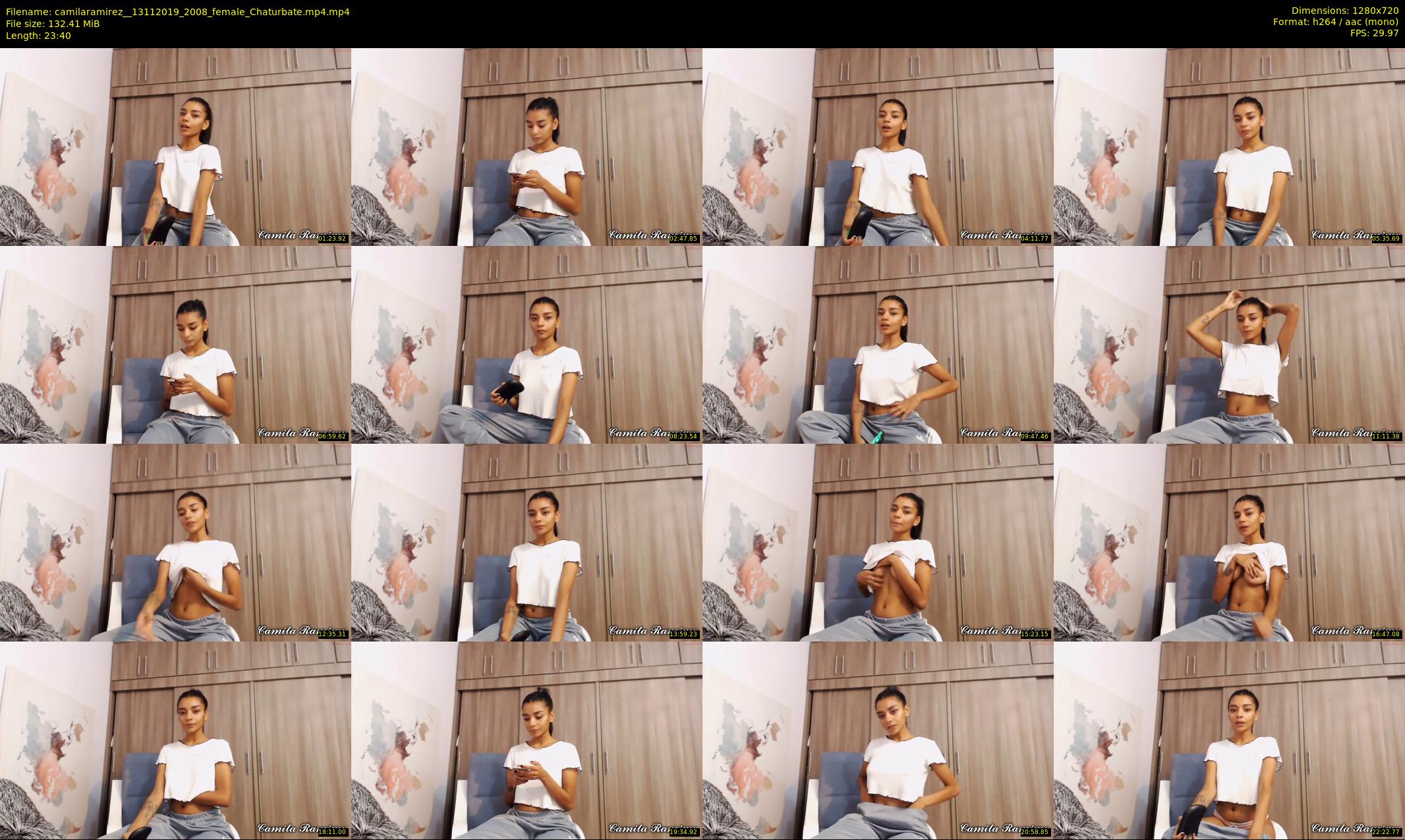 camilaramirez_ — 24 minute Chaturbate female cam show recording, 720p, Nov 13, 2019