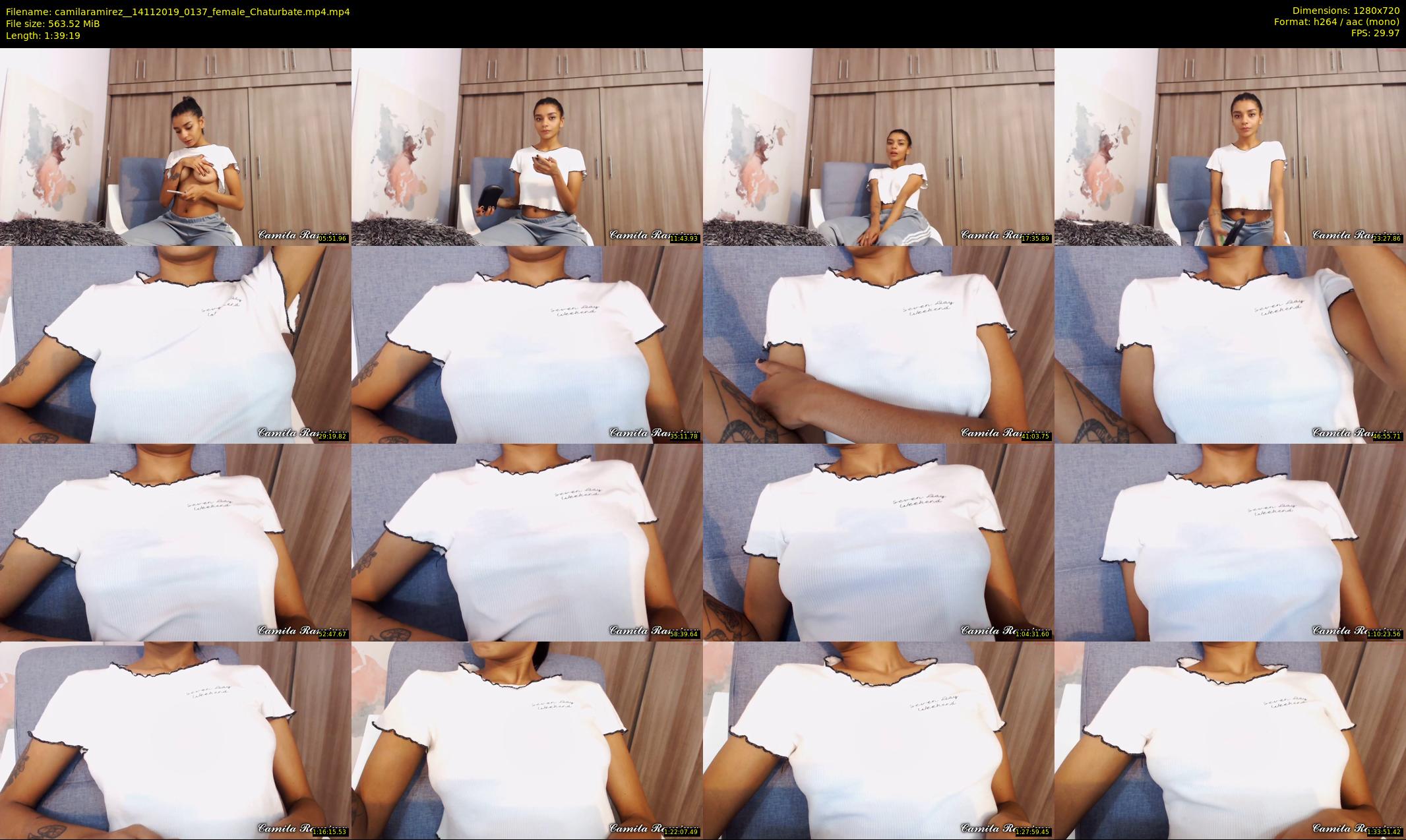 camilaramirez_ — 100 minute Chaturbate female cam show recording, 720p, Nov 14, 2019