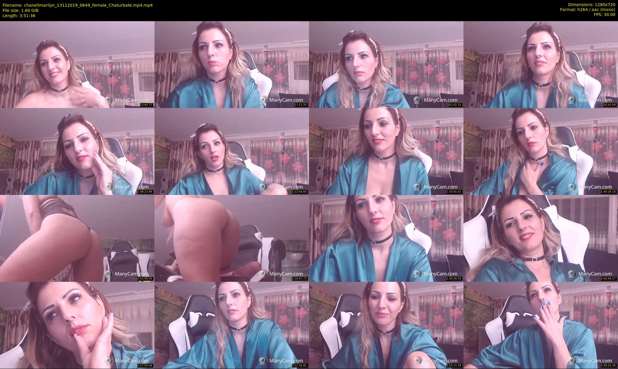 chanellmarilyn — 232 minute Chaturbate female cam show recording, 720p, Nov 13, 2019
