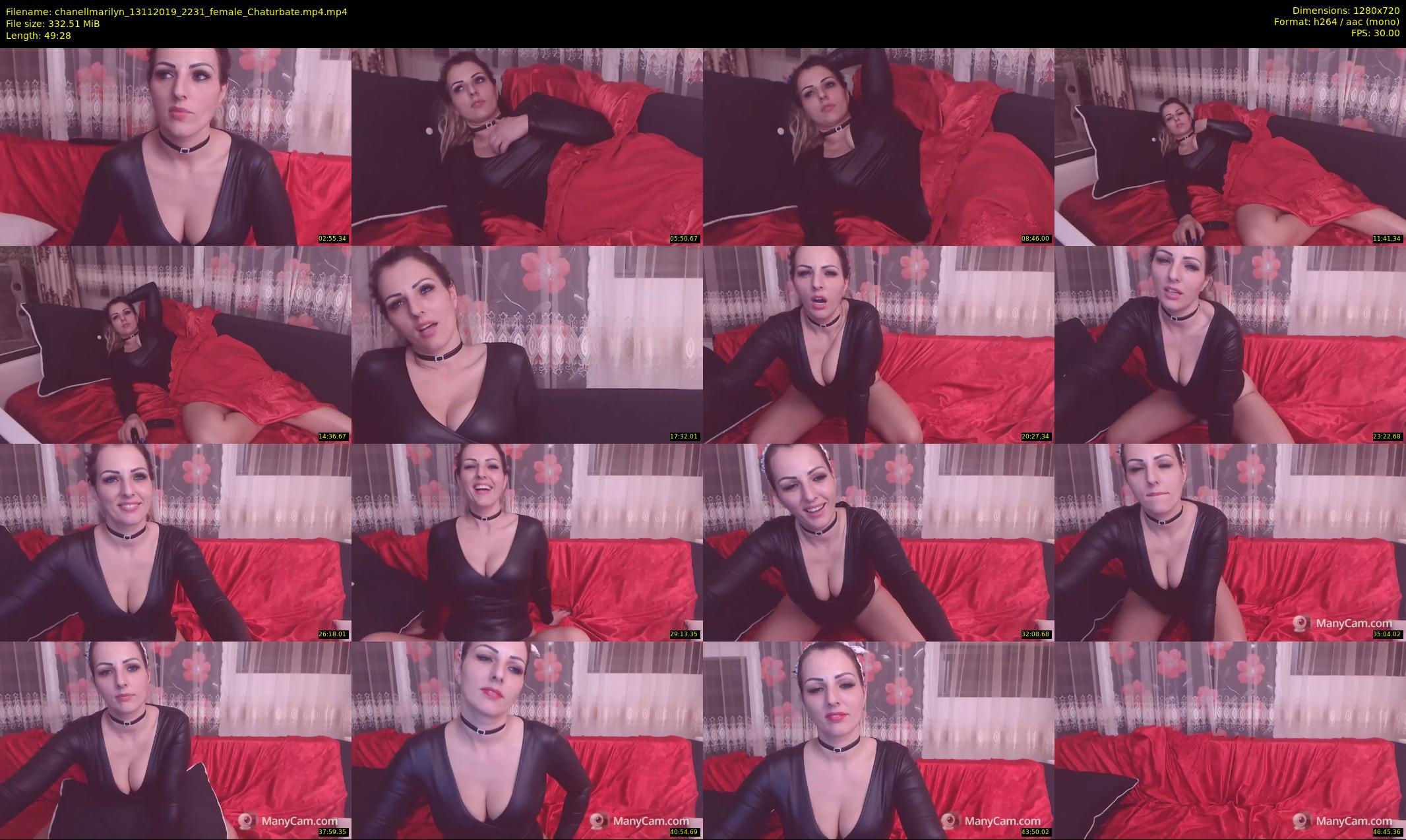 chanellmarilyn — 50 minute Chaturbate female cam show recording, 720p, Nov 13, 2019
