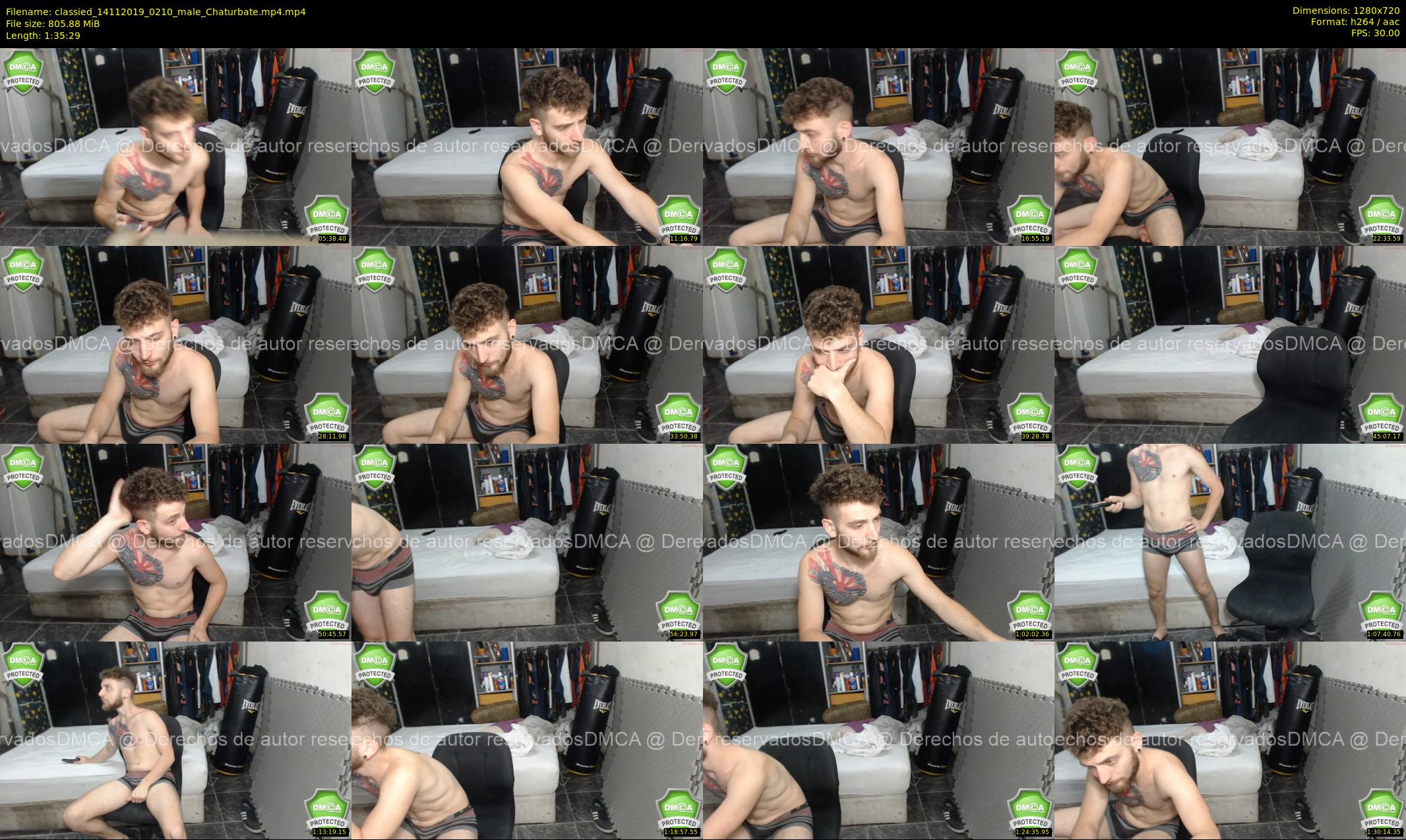 classied — 96 minute Chaturbate male cam show recording, 720p, Nov 14, 2019