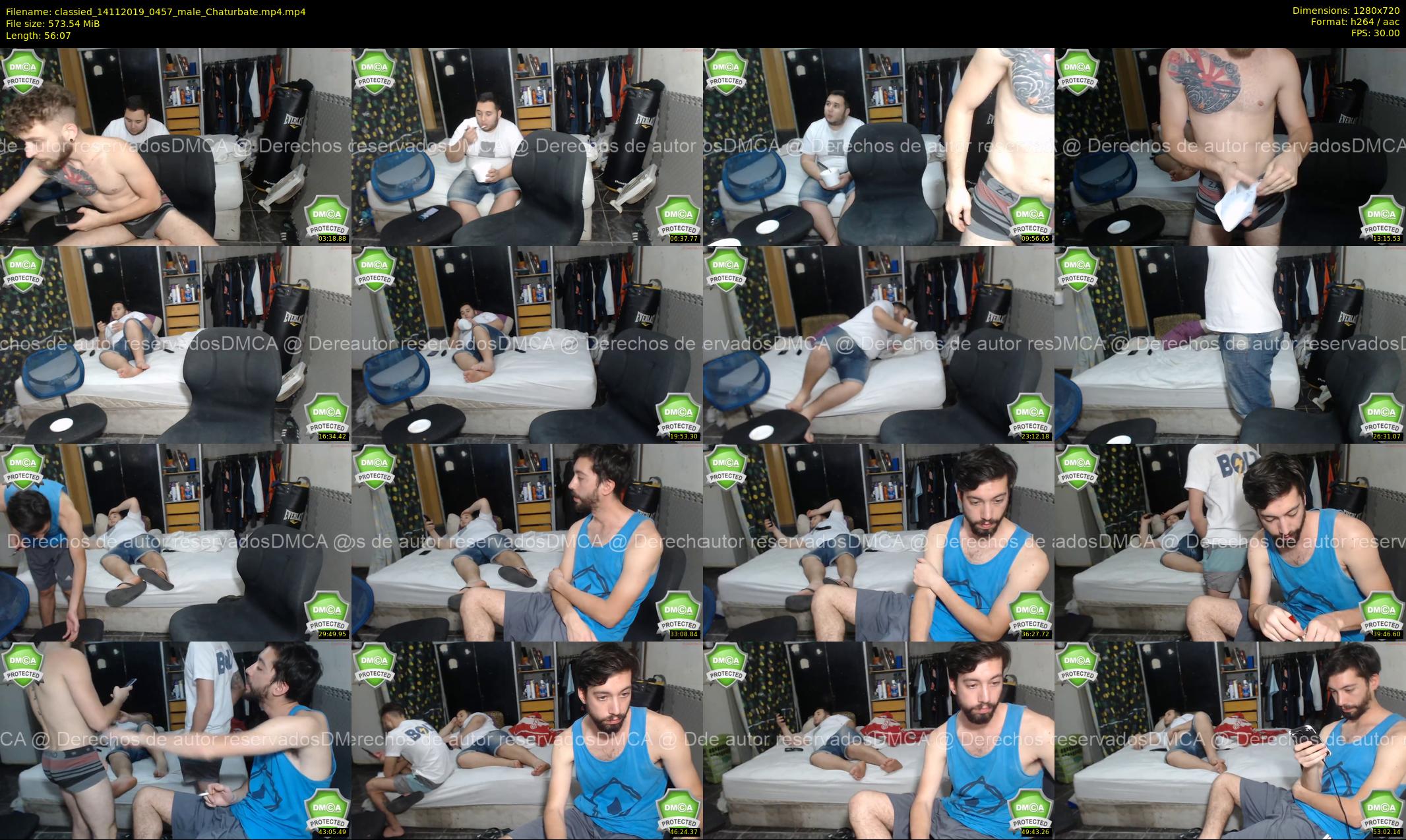 classied — 57 minute Chaturbate male cam show recording, 720p, Nov 14, 2019