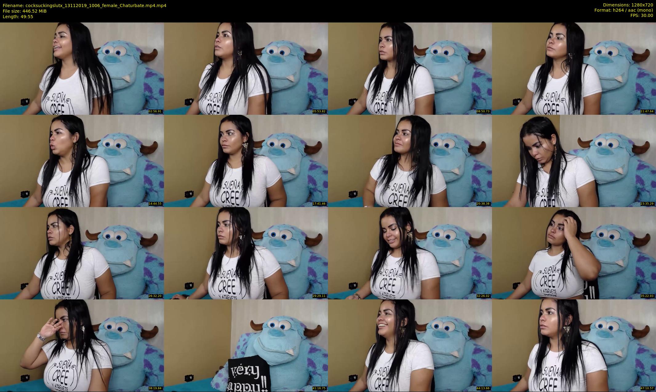 cocksuckingslutx — 50 minute Chaturbate female cam show recording, 720p, Nov 13, 2019