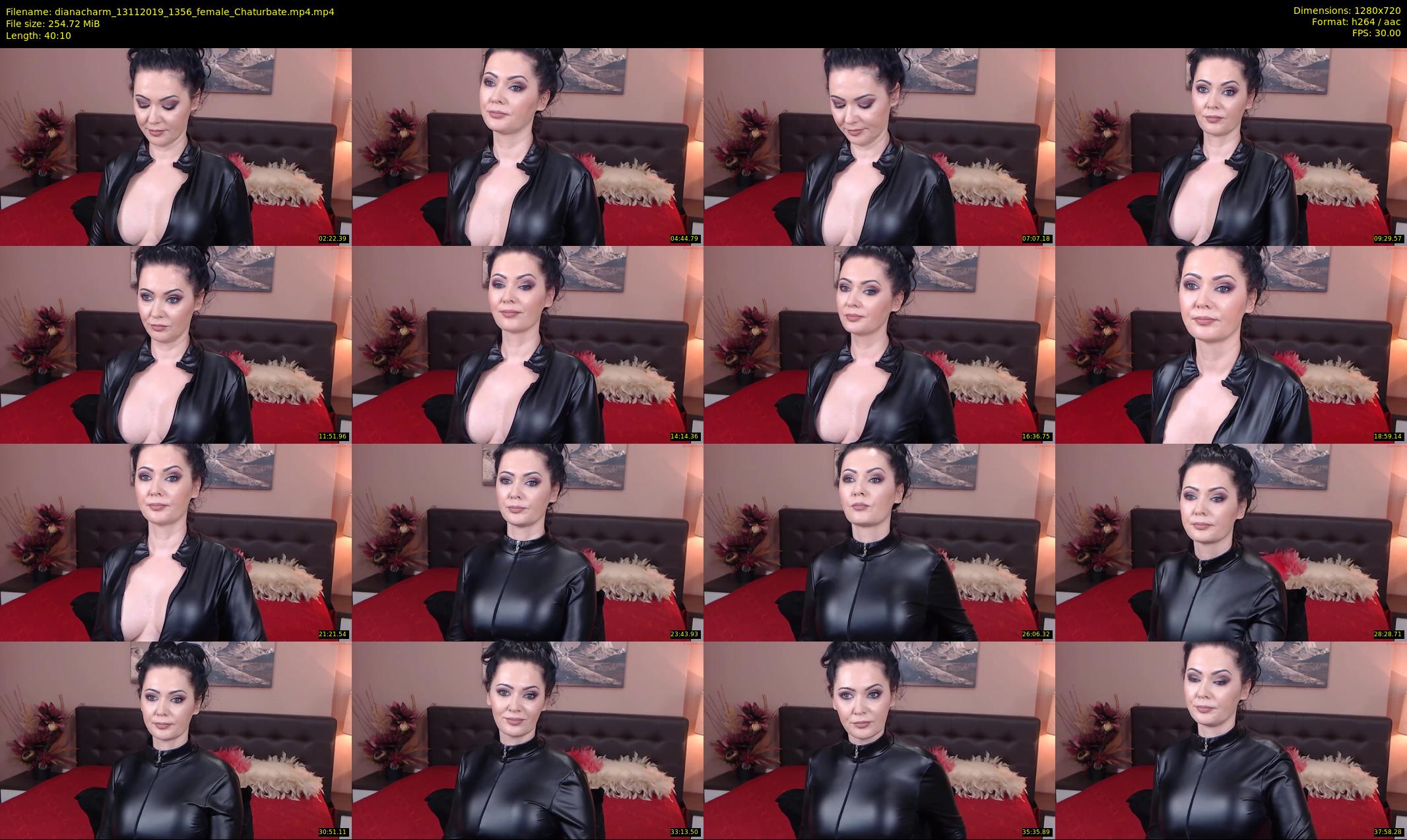 dianacharm — 41 minute Chaturbate female cam show recording, 720p, Nov 13, 2019