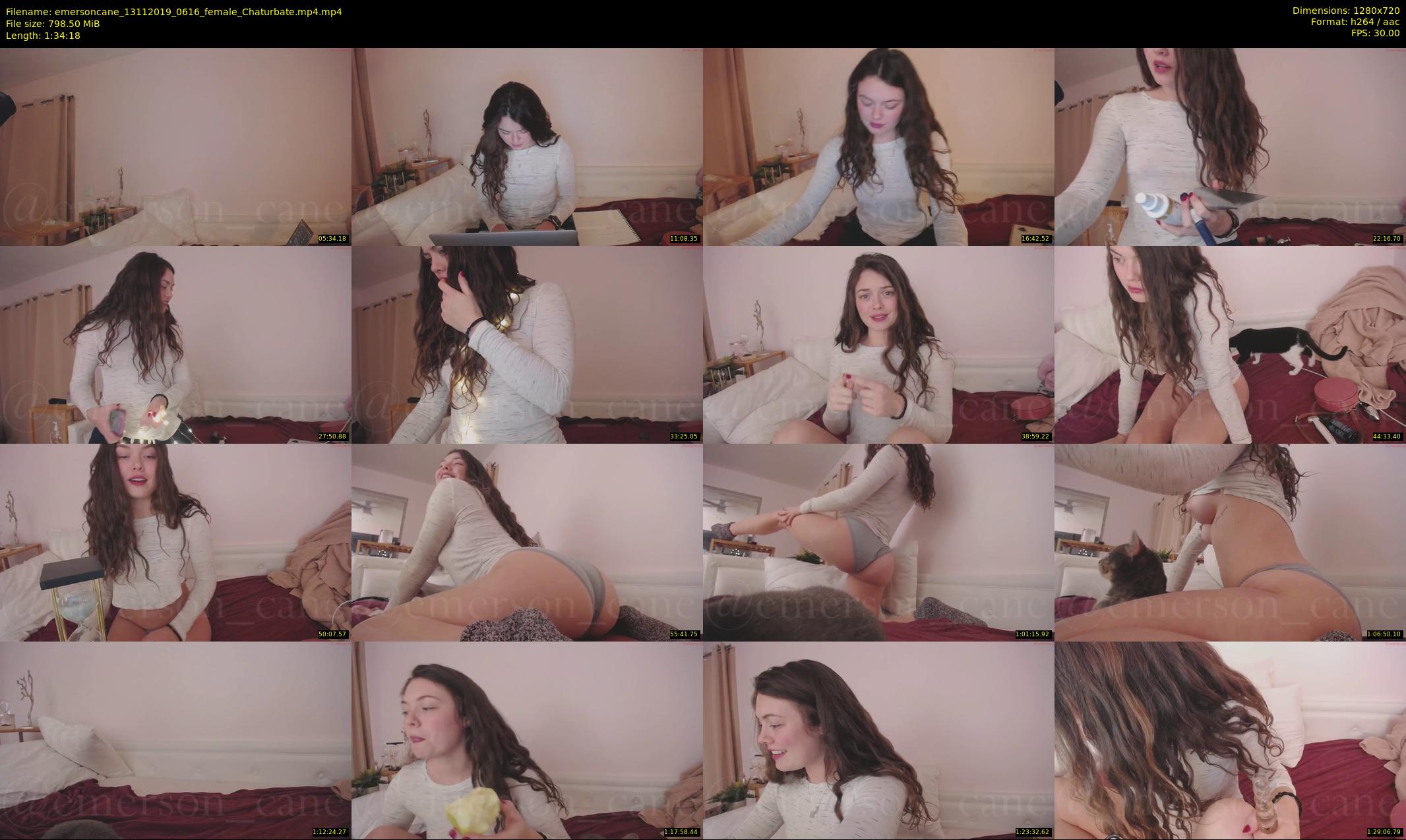 emersoncane — 95 minute Chaturbate female cam show recording, 720p, Nov 13, 2019