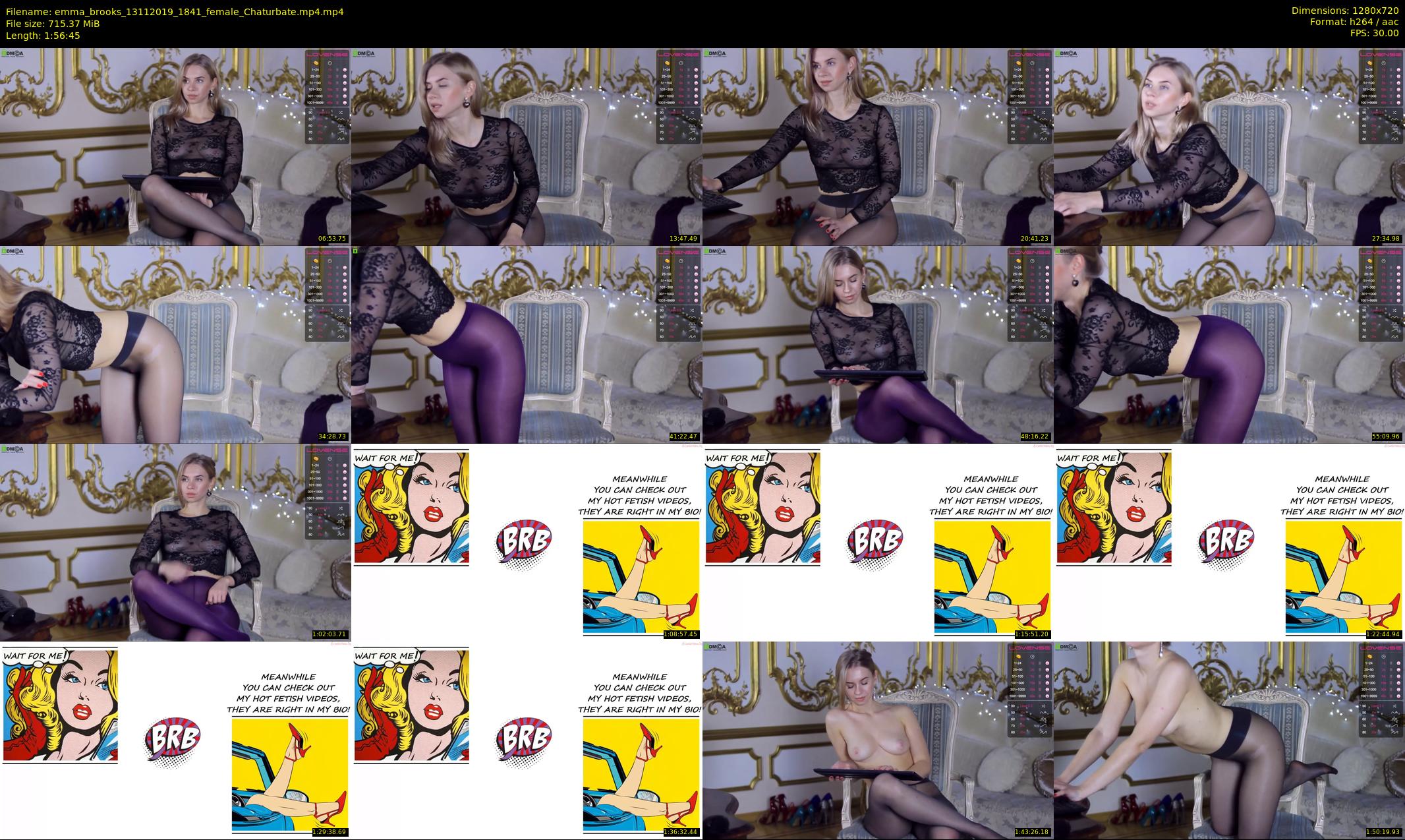 emma_brooks — 117 minute Chaturbate female cam show recording, 720p, Nov 13, 2019