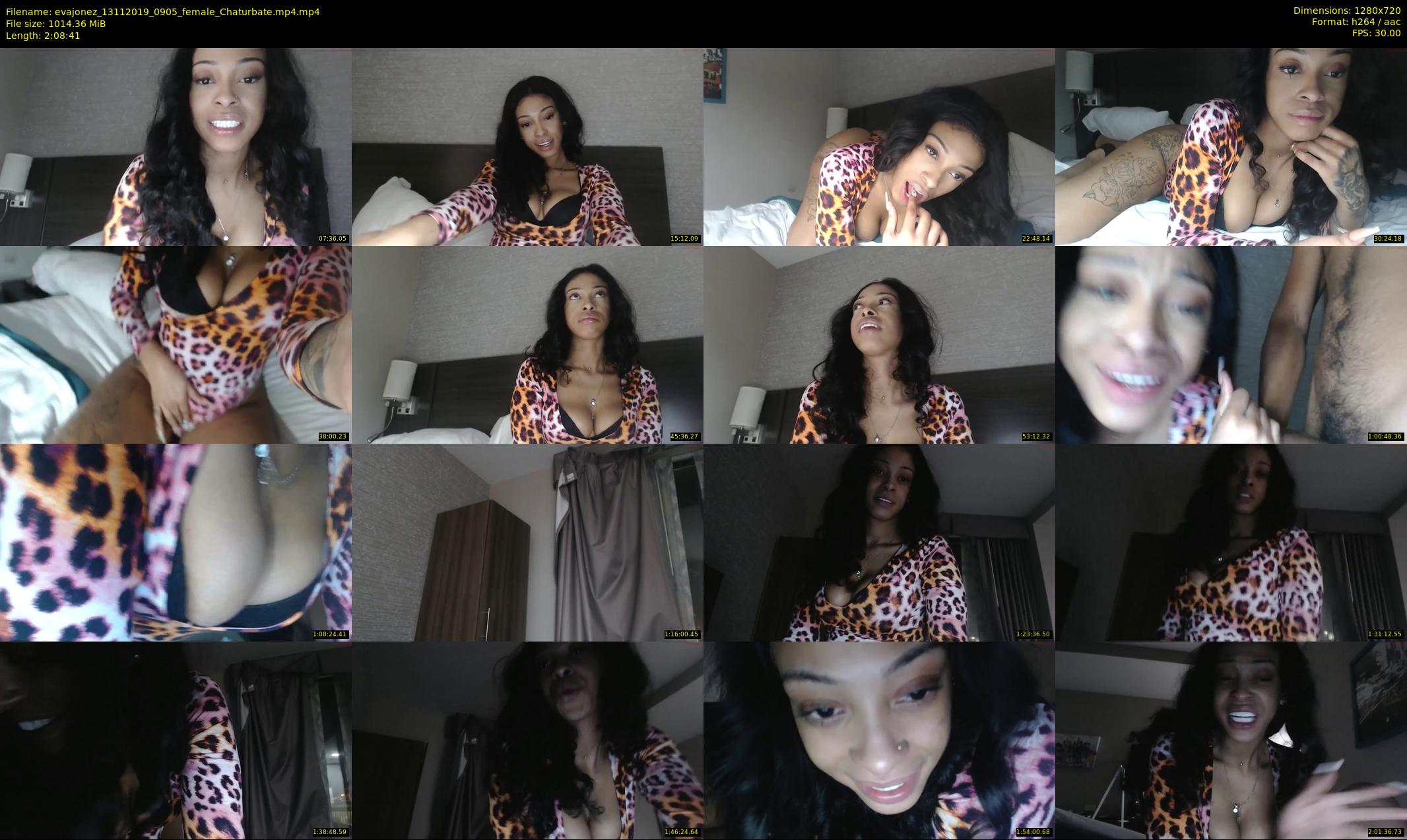evajonez — 129 minute Chaturbate female cam show recording, 720p, Nov 13, 2019