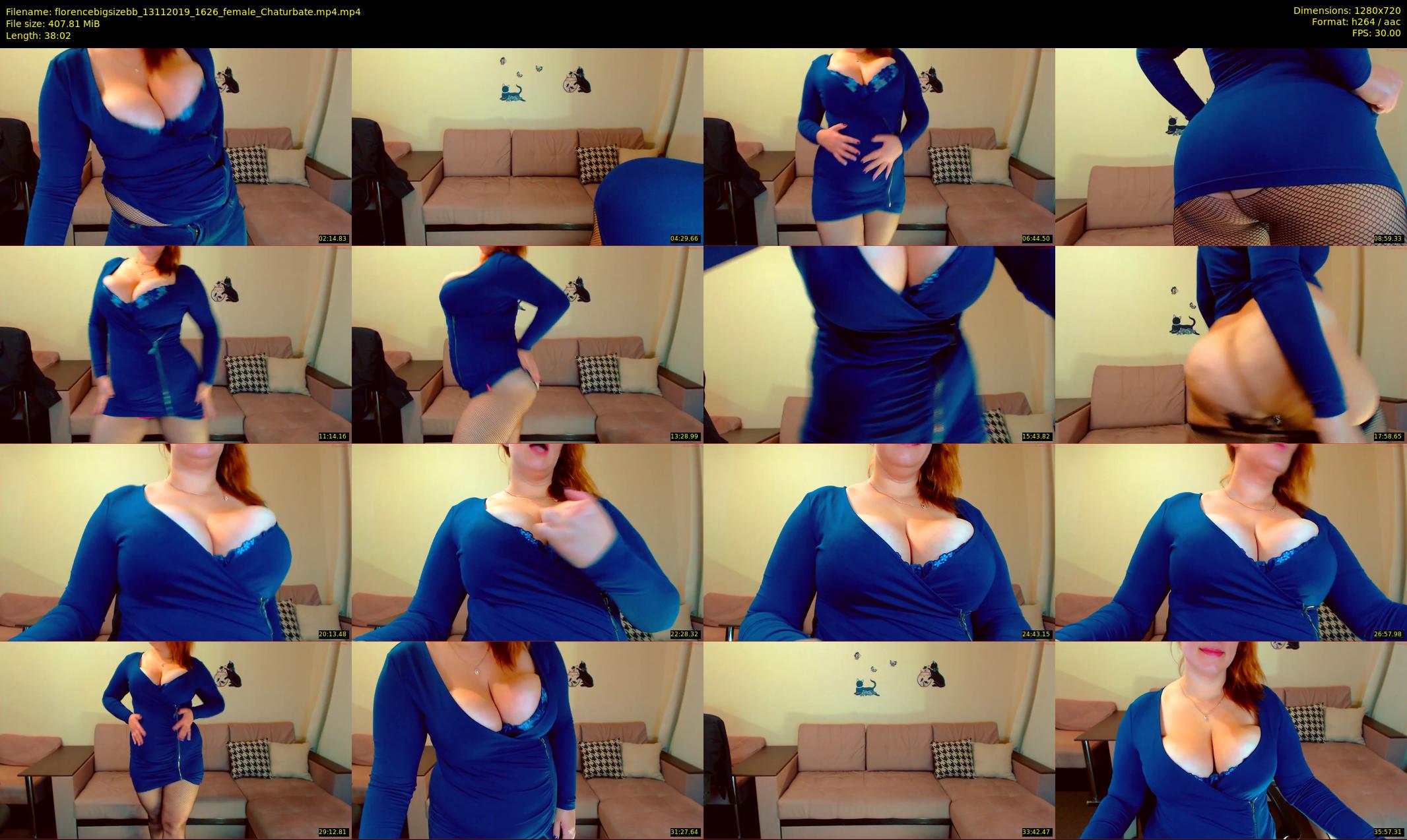 florencebigsizebb — 39 minute Chaturbate female cam show recording, 720p, Nov 13, 2019