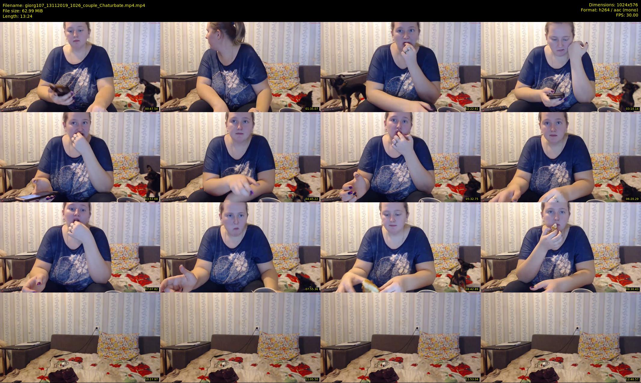 giorg107 — 14 minute Chaturbate couple cam show recording, 480p, Nov 13, 2019