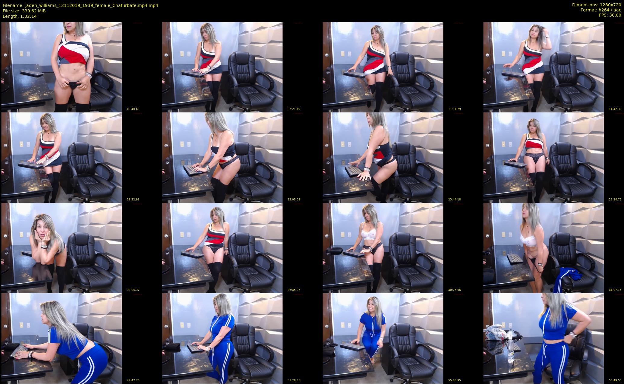 jadeh_williams — 63 minute Chaturbate female cam show recording, 720p, Nov 13, 2019