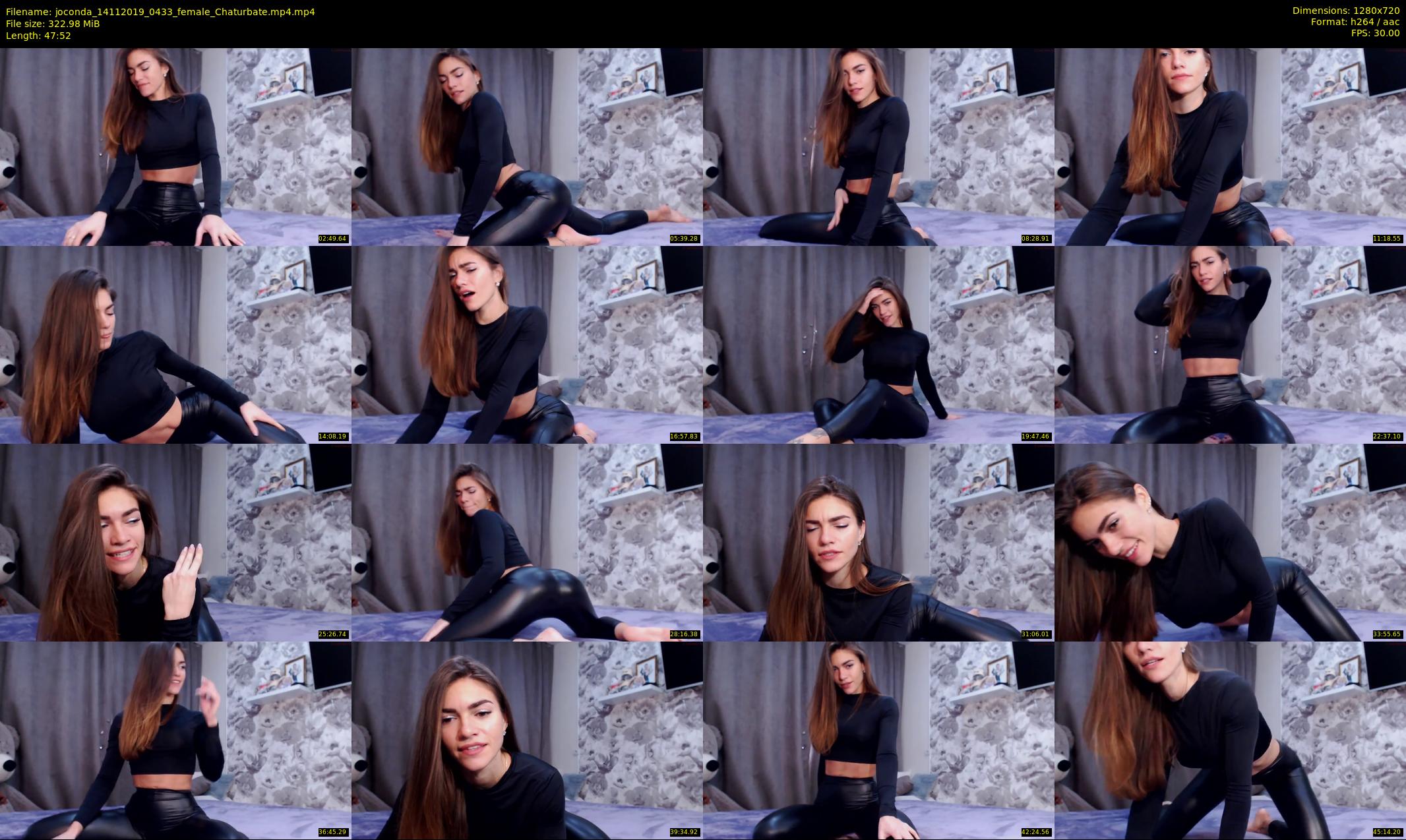joconda — 48 minute Chaturbate female cam show recording, 720p, Nov 14, 2019
