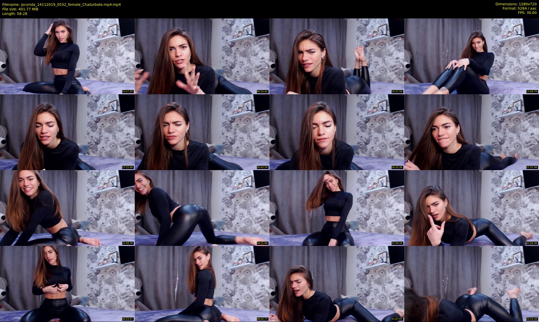 joconda — 59 minute Chaturbate female cam show recording, 720p, Nov 14, 2019